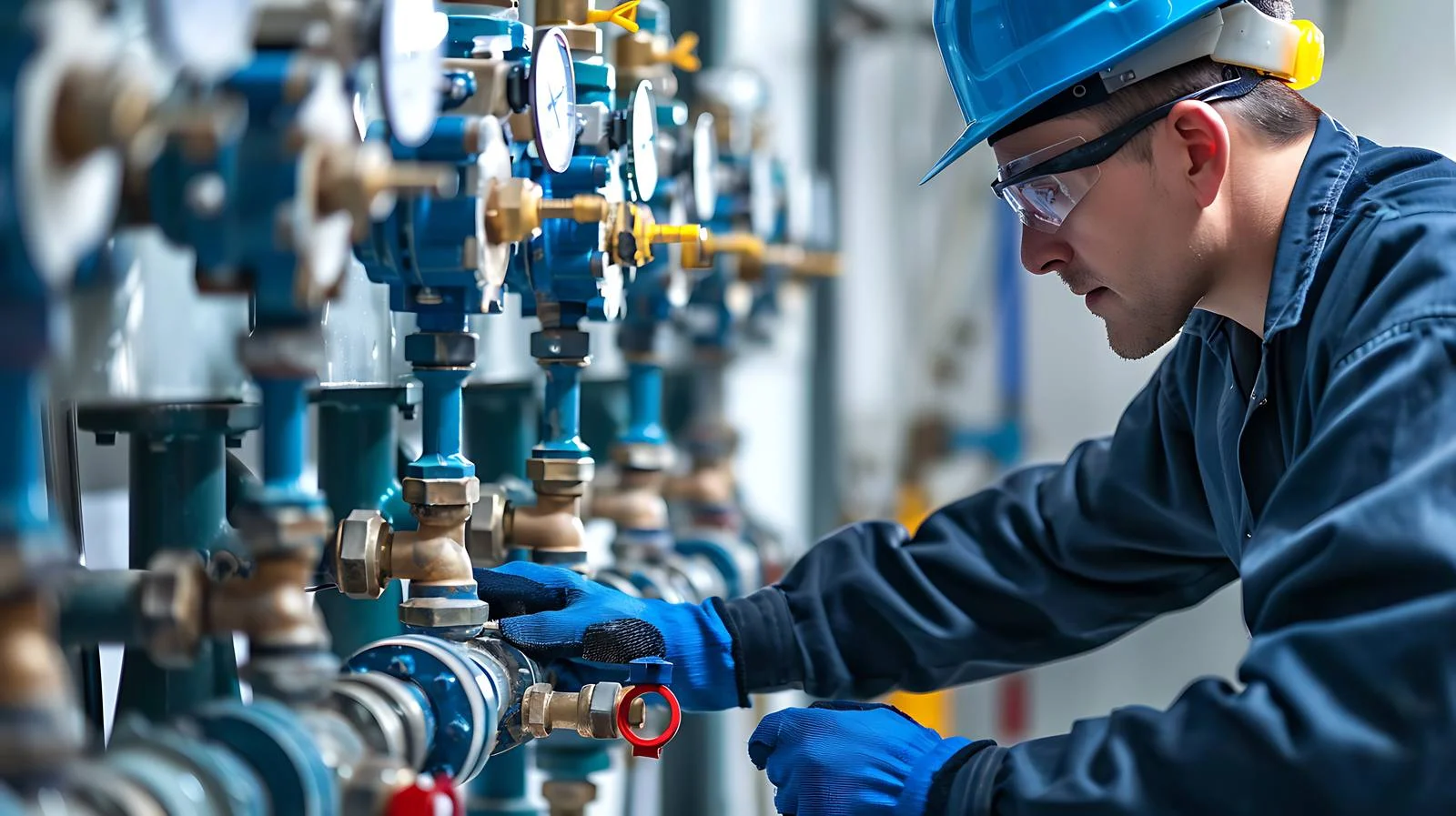 Water System Nodes Inspection by Technician — free download from Dotvec