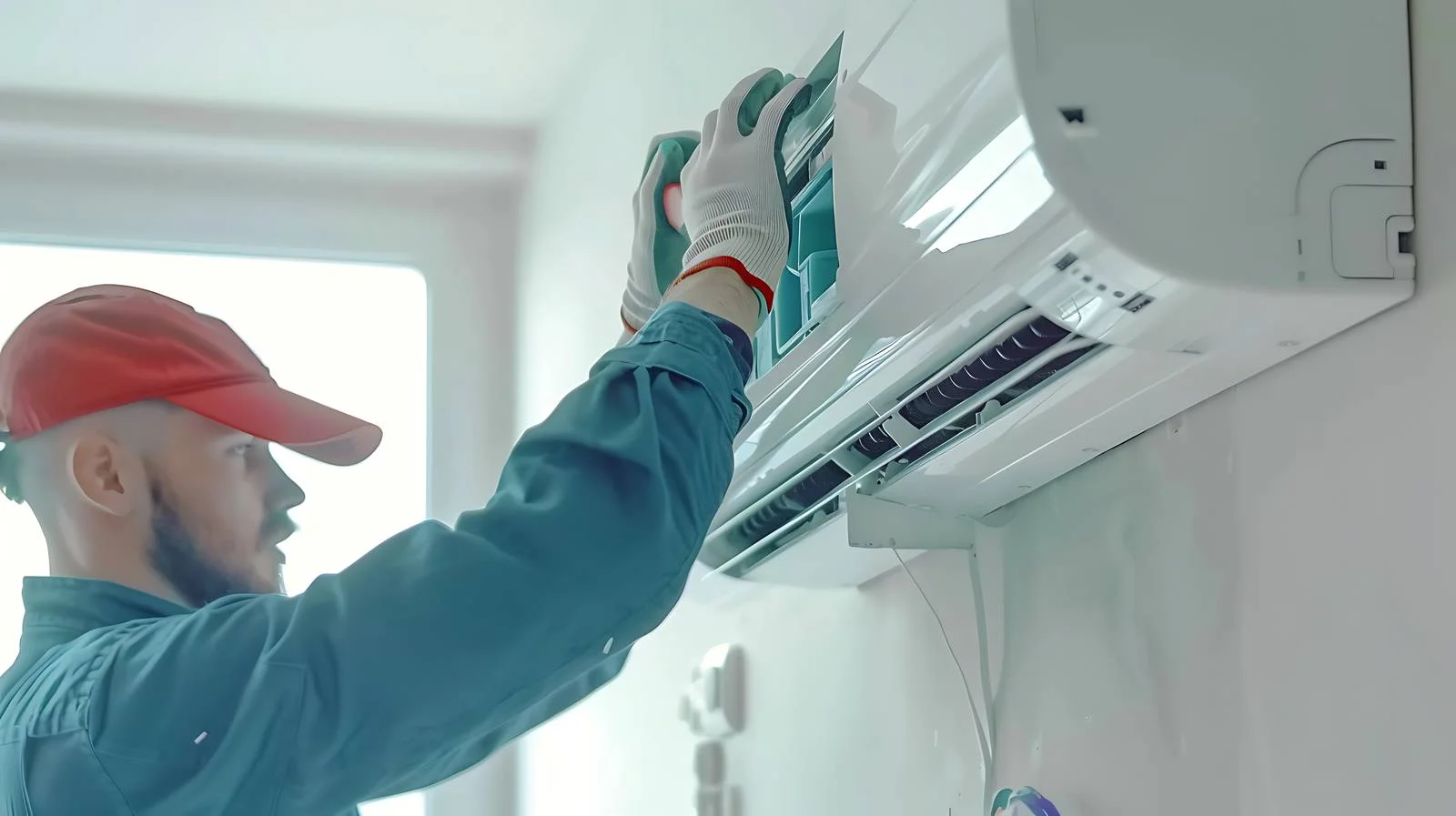 Air Conditioner System Cleaning in Modern Setting — free download from Dotvec