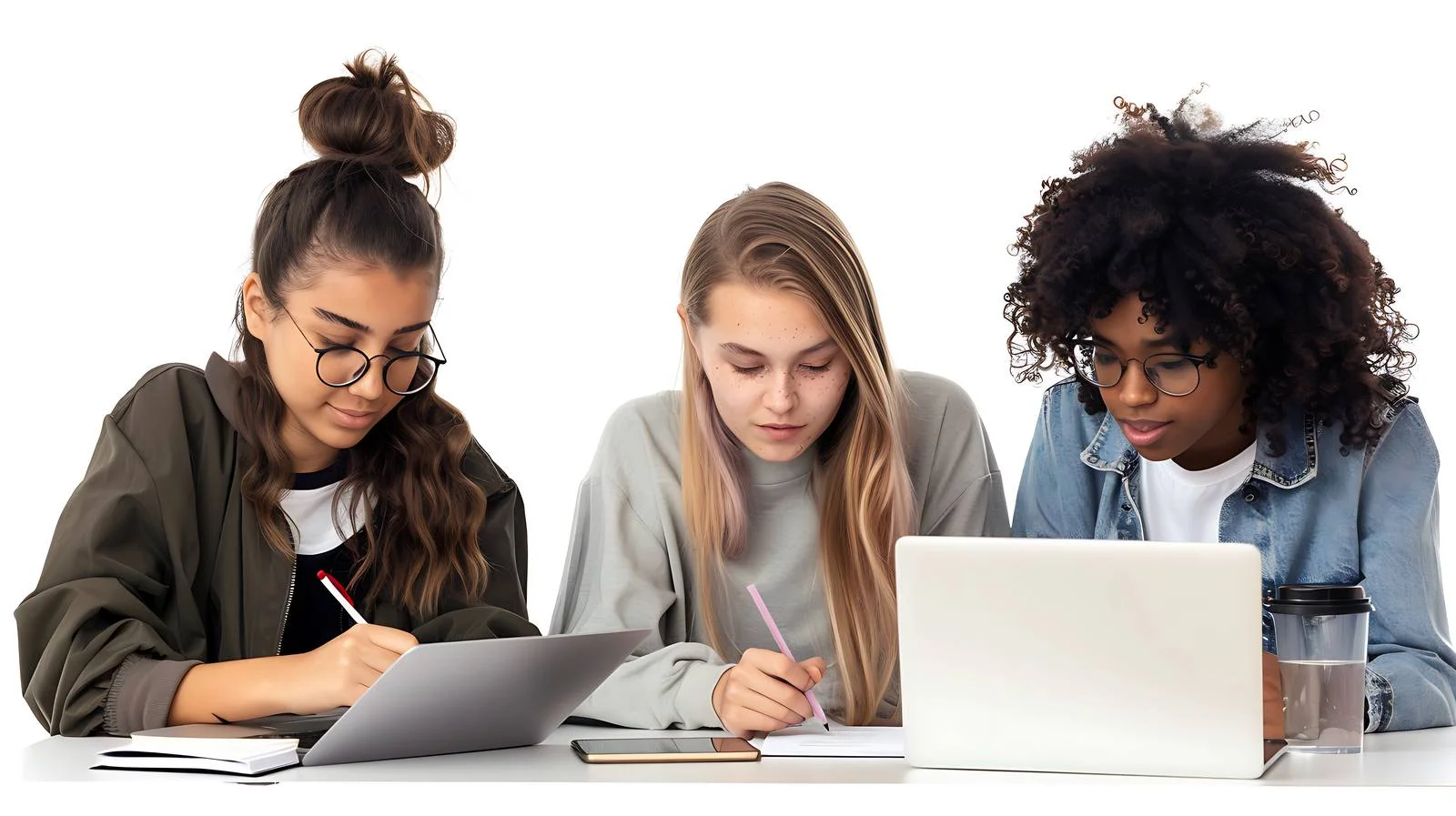 Teenage Girls Home Learning Assistance — free download from Dotvec