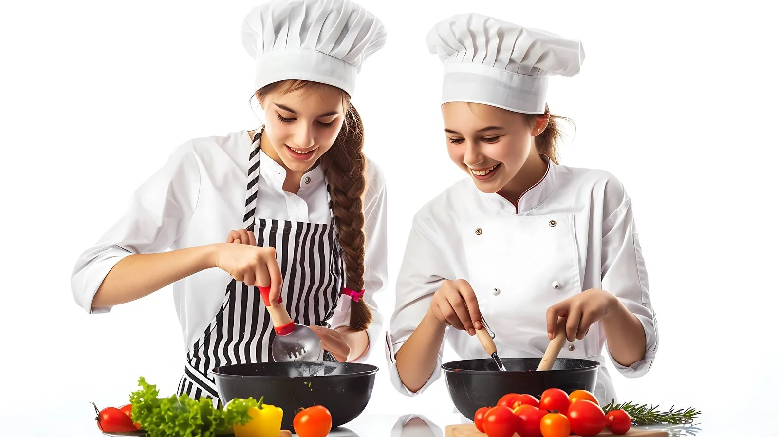 Cooking Lesson with Teenager and Chef — free download from Dotvec