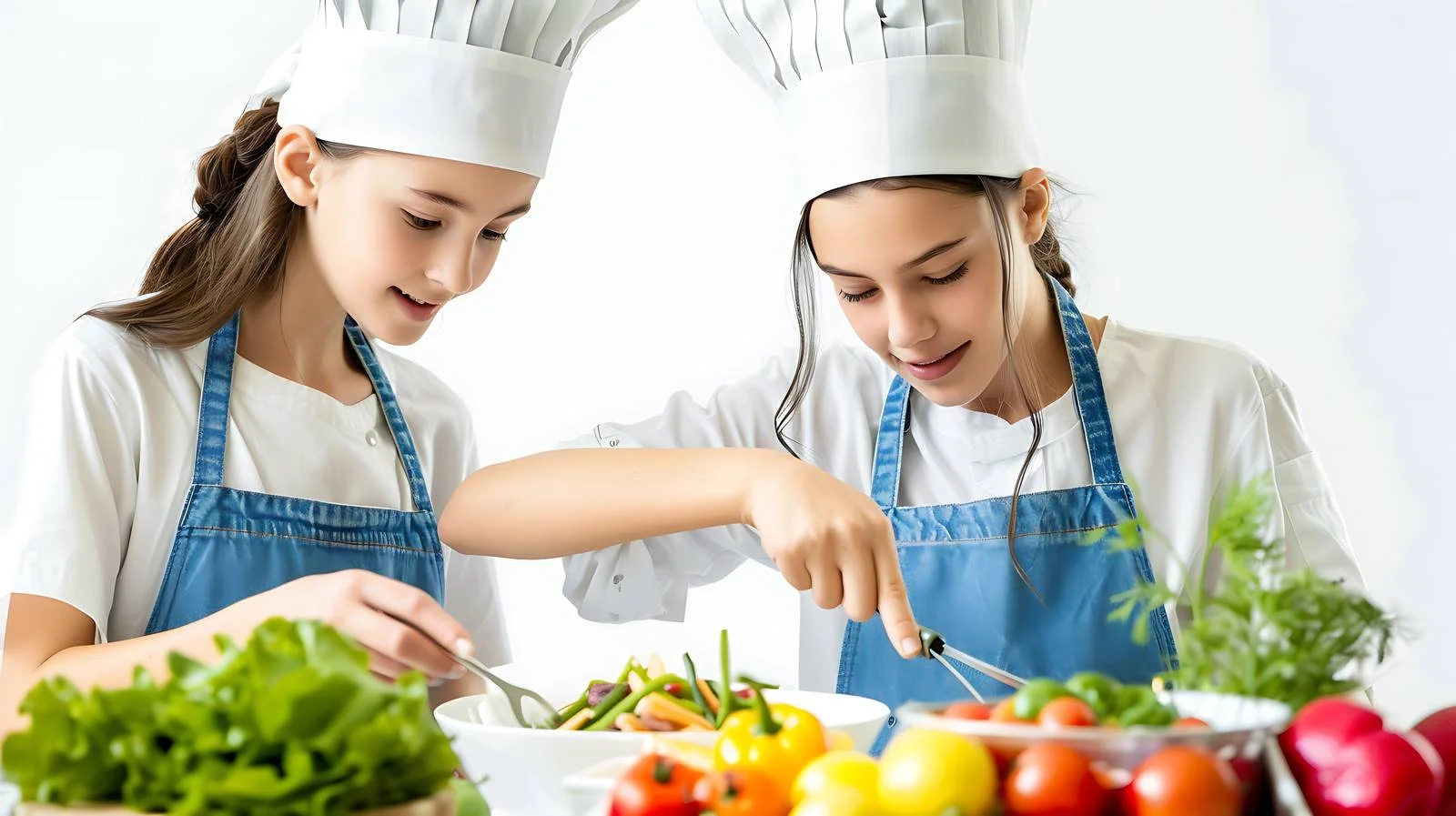 Cooking Lesson Bonding Image — free download from Dotvec