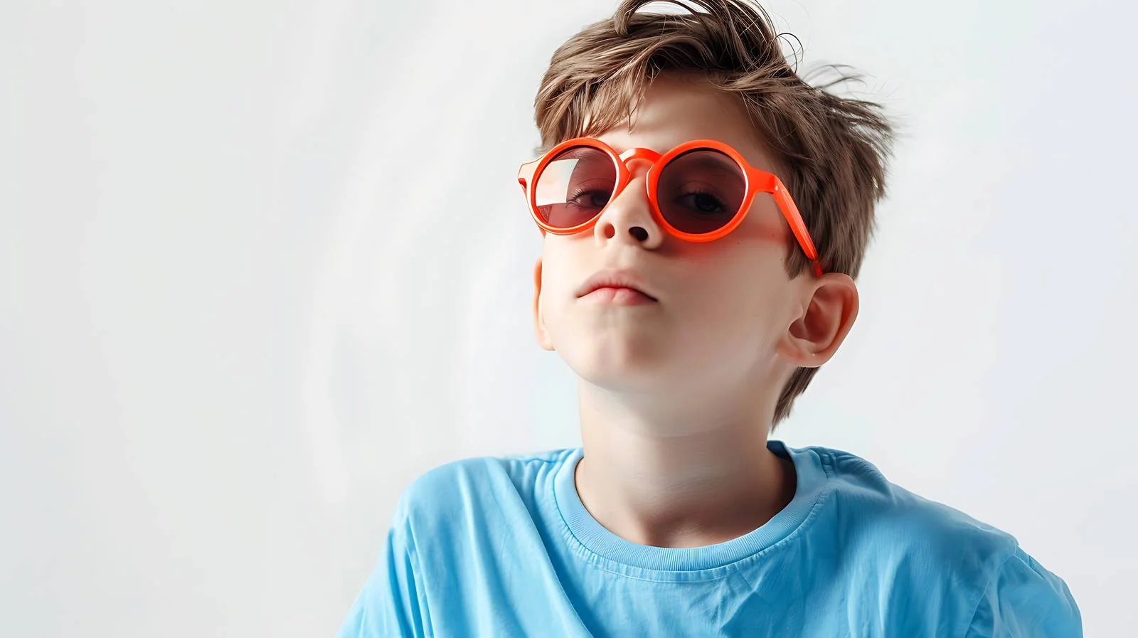 Stylish Teenager in Coral Sunglasses — free download from Dotvec