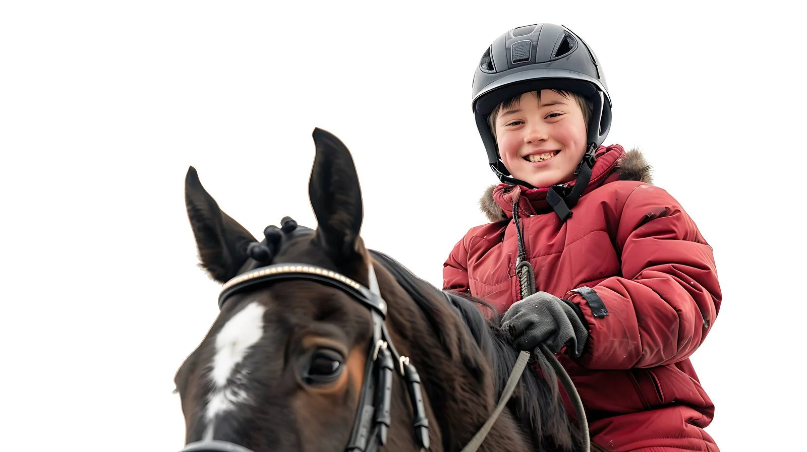 Empowering Teenager and Horse Bonding Image — free download from Dotvec