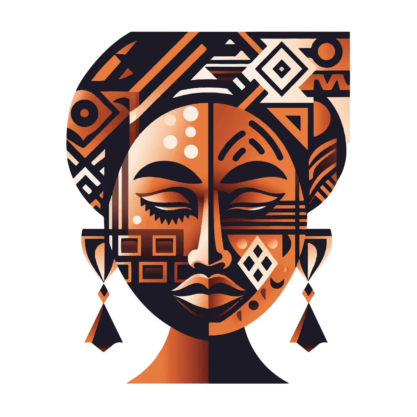 Black History Month African Style Template – free inclusive design image from Dotvec