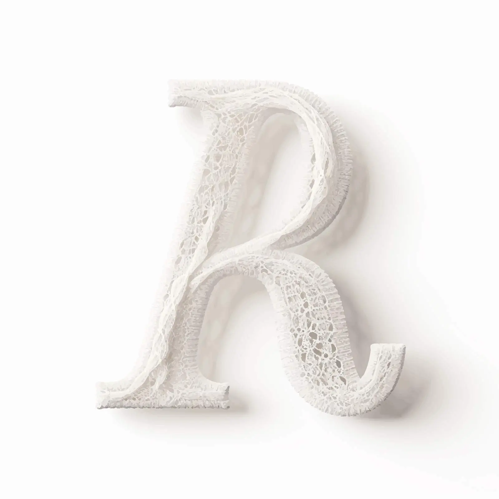 Tender Knitted ABC Latin Alphabet Vector – free creative lettering image from Dotvec