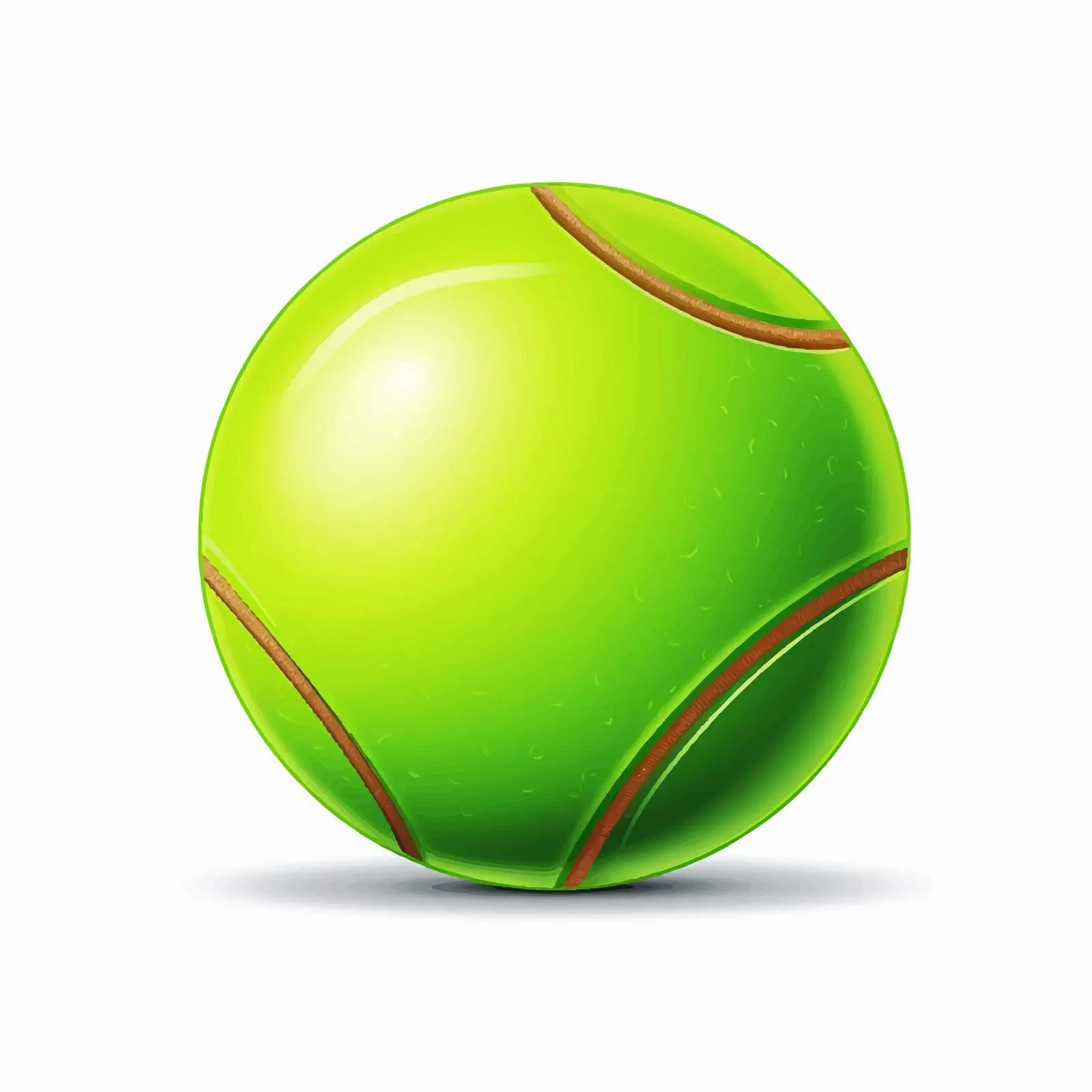 Green Tennis Ball Icon for Sports — free download from Dotvec