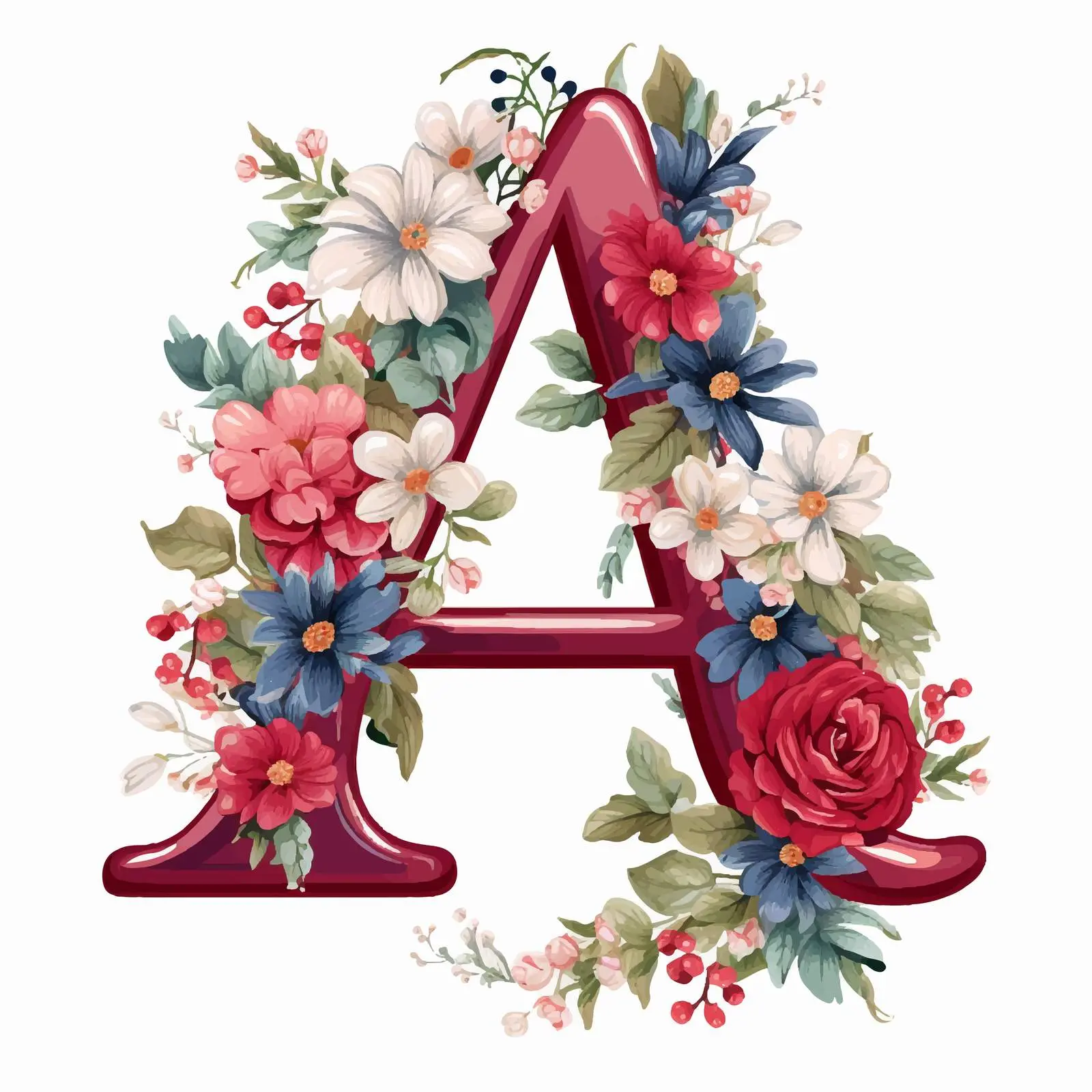 US Territory Abbreviation Floral Clip Art – free us territories image from Dotvec