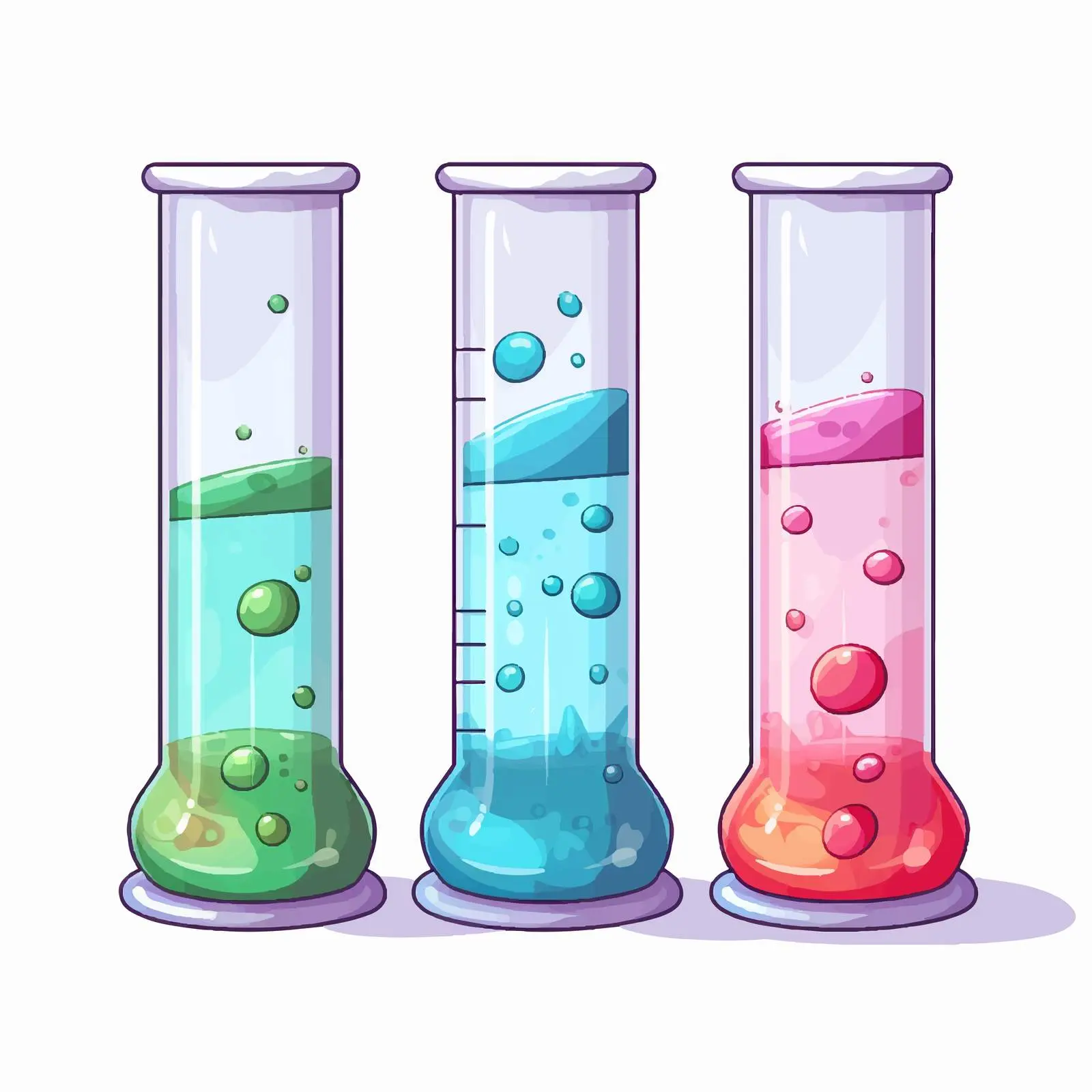 Cartoon Test Tube Vector Illustration — free download from Dotvec