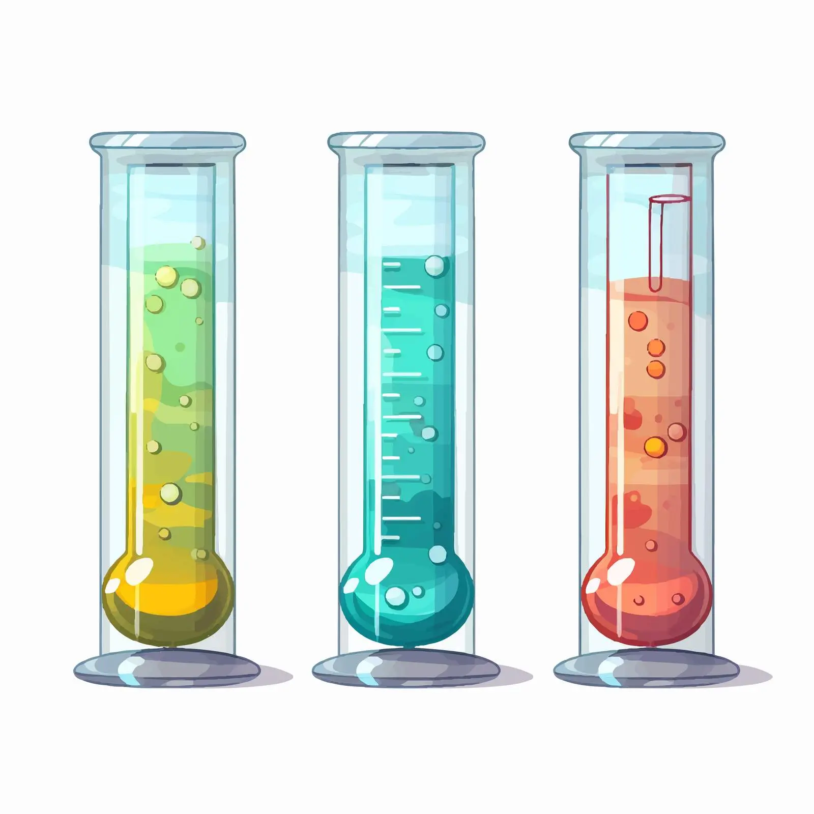 Cartoon Test Tube Vector Illustration — free download from Dotvec