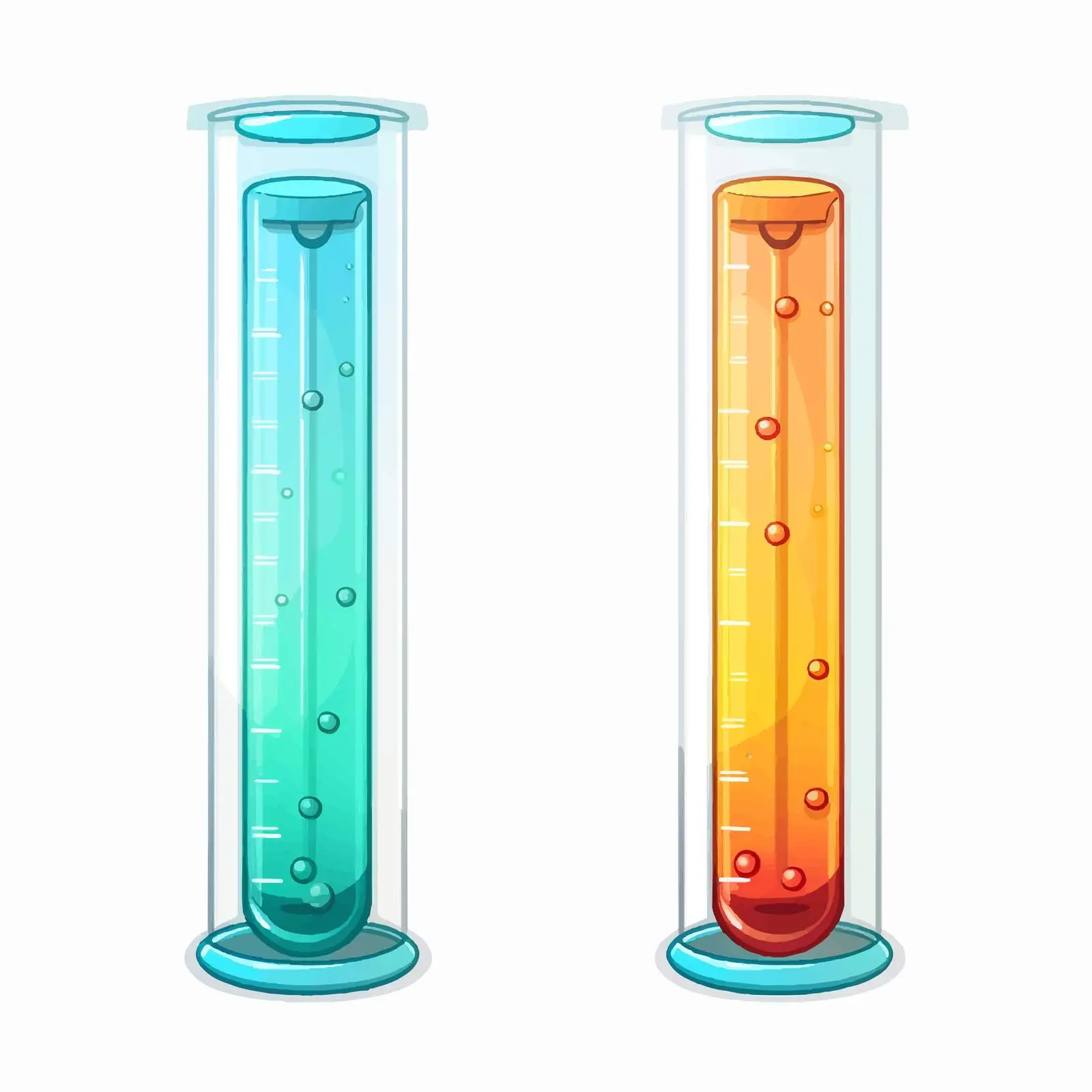 Cartoon Test Tube Vector Illustration — free download from Dotvec