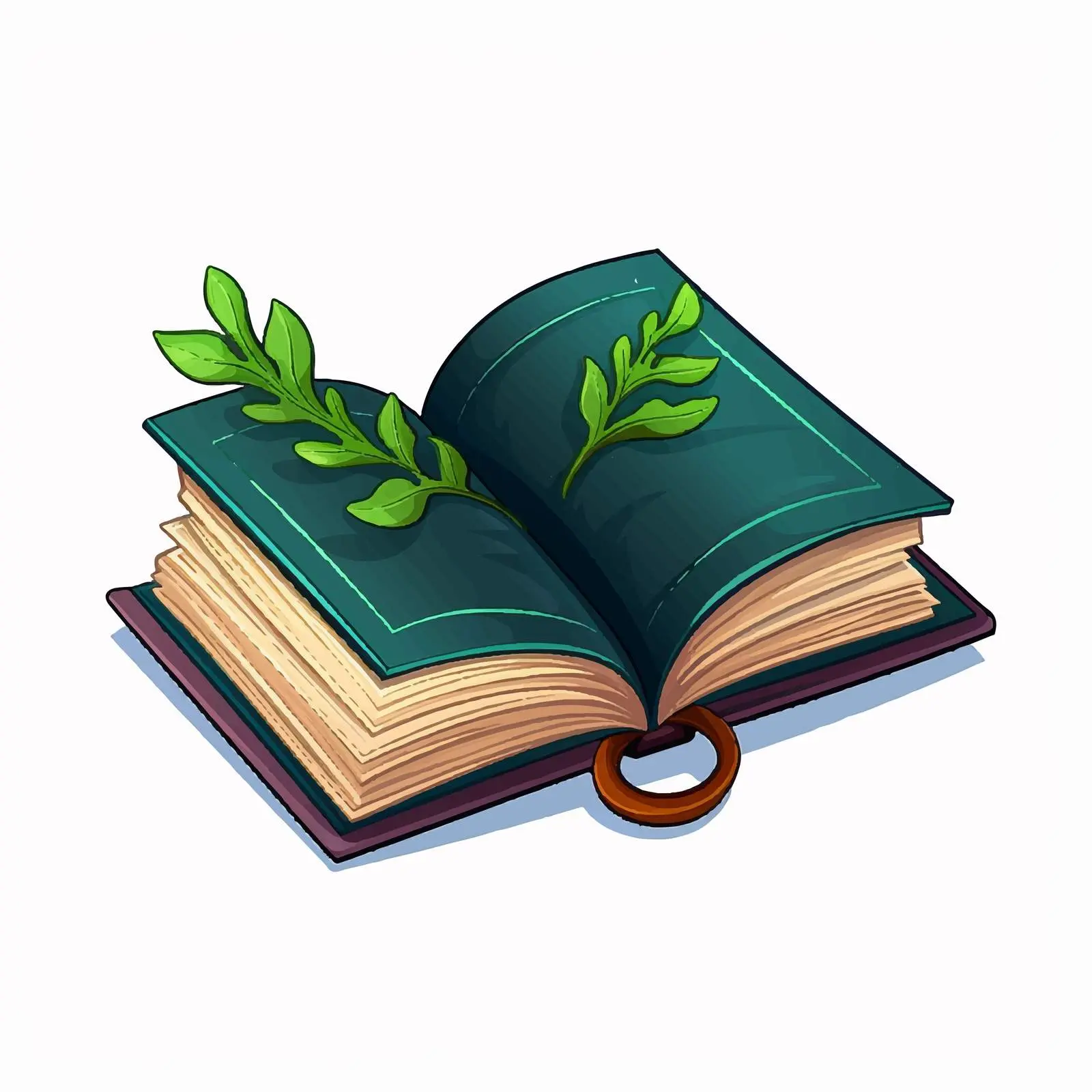 Cartoon School Textbook Icon Vector Illustration — free download from Dotvec