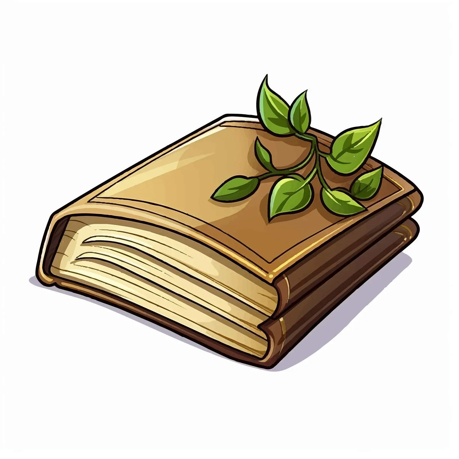 Cartoon School Textbook Icon Vector Illustration — free download from Dotvec