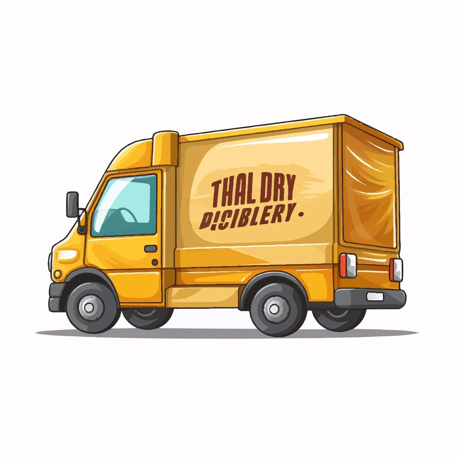 Text Delivery Banner Illustration on White Background – free online services image from Dotvec
