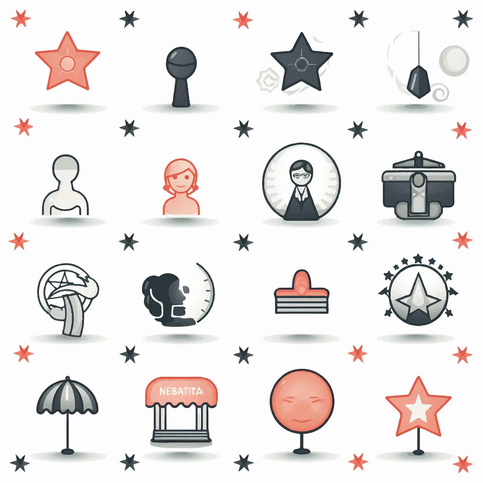 Editable Texture Icons Set – free app development image from Dotvec