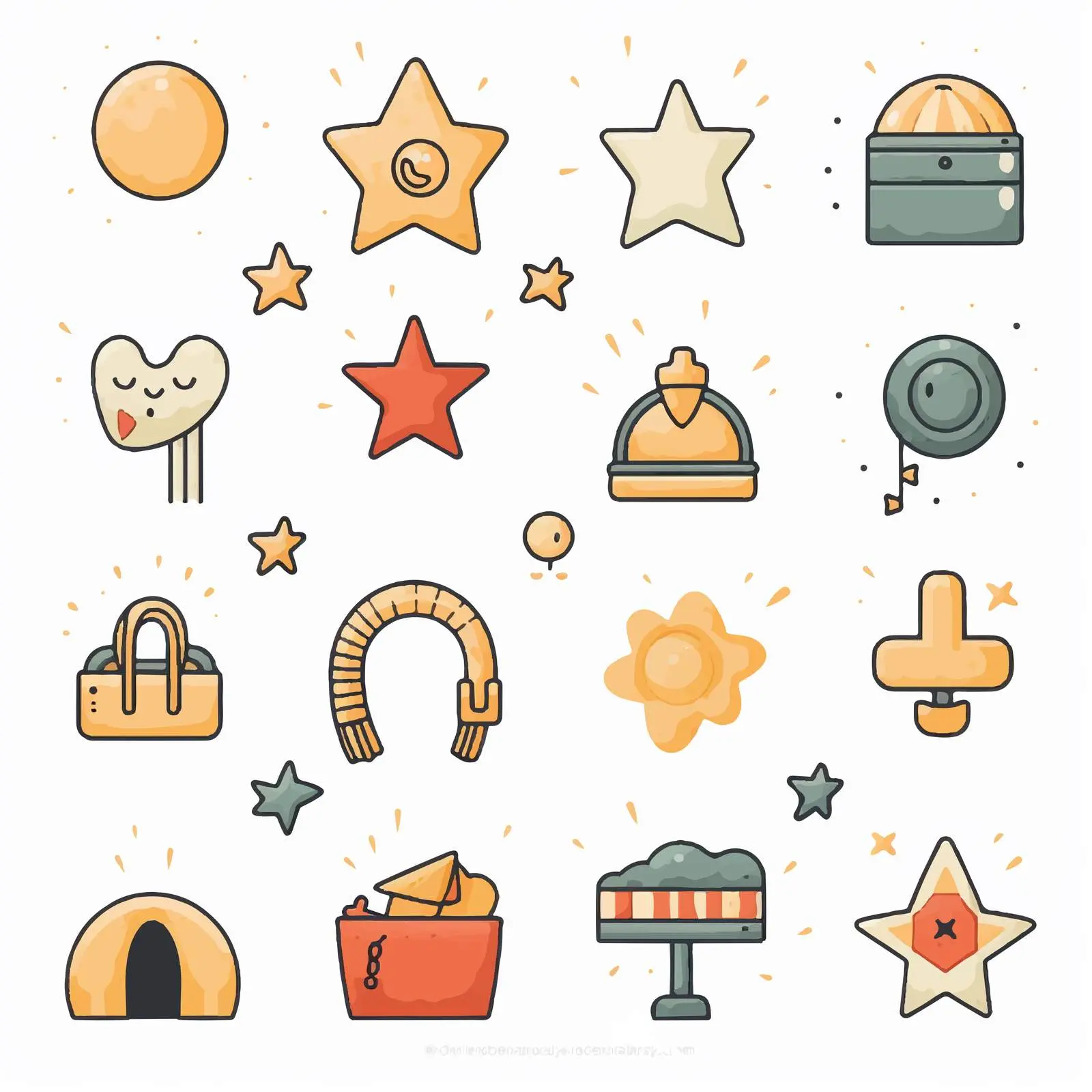 Editable Texture Icons Collection for Design Projects — free download from Dotvec