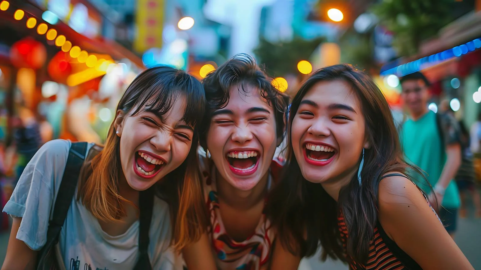 Joyful Friends on Khao San Road — free download from Dotvec