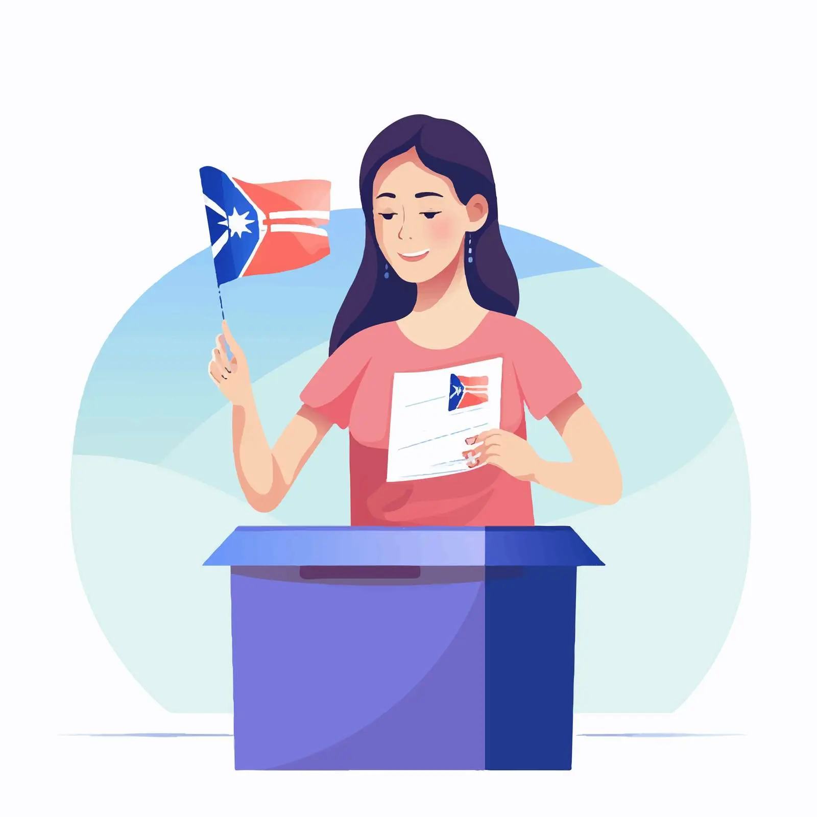 Thailand Voting Concept Vector Illustration — free download from Dotvec