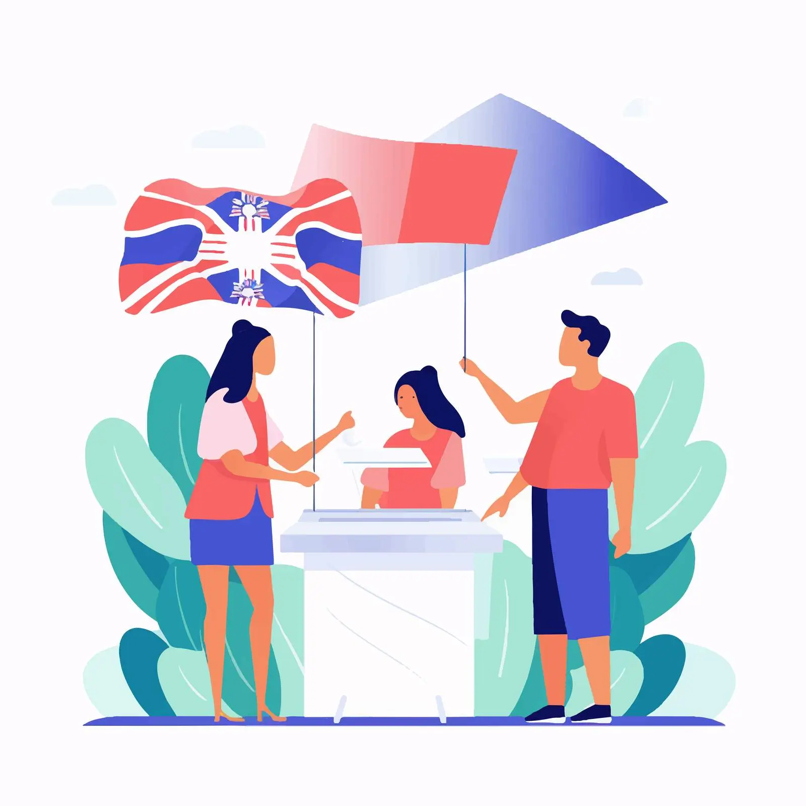 Thailand Voting Concept Vector Illustration — free download from Dotvec