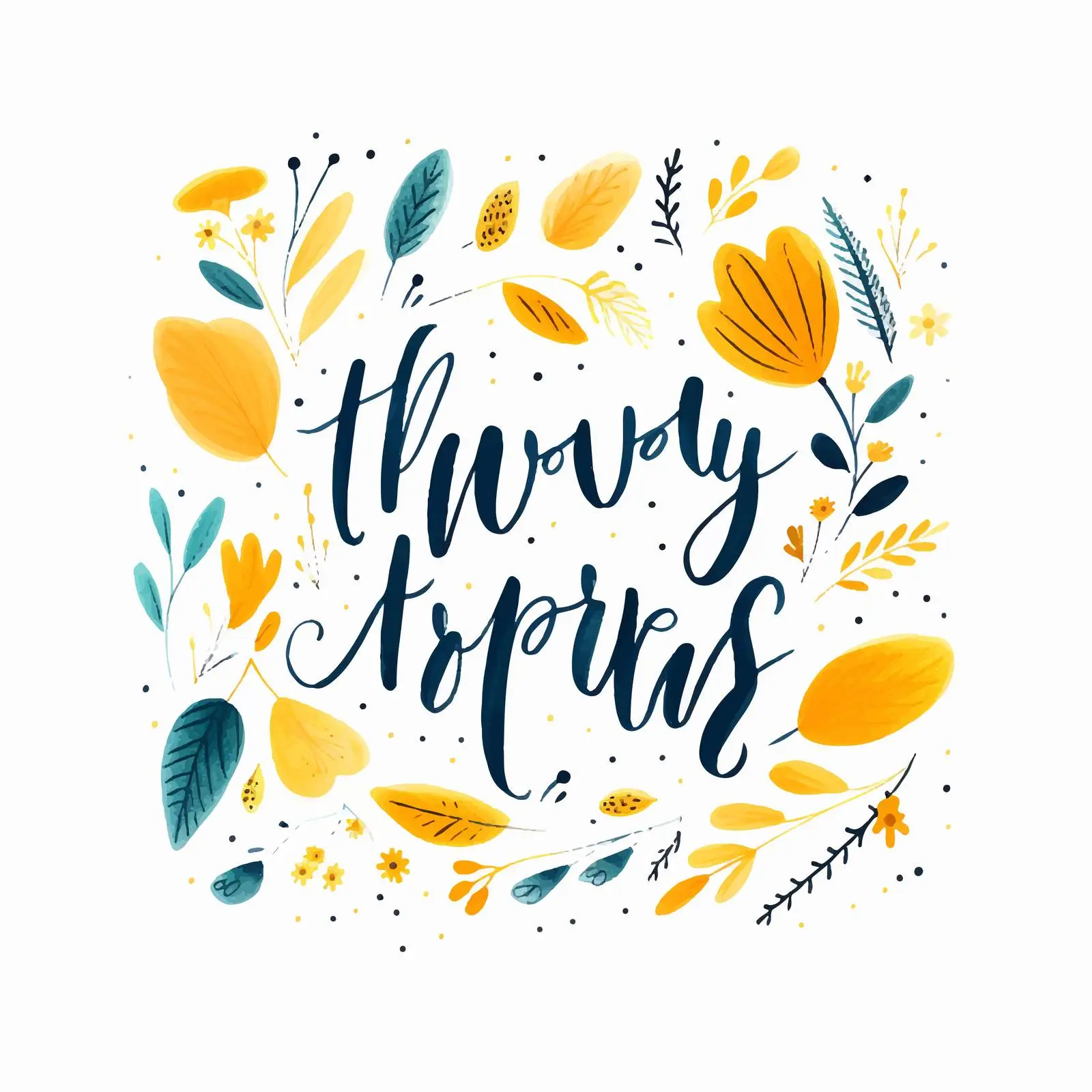 Handwritten Support Lettering Vector Design — free download from Dotvec