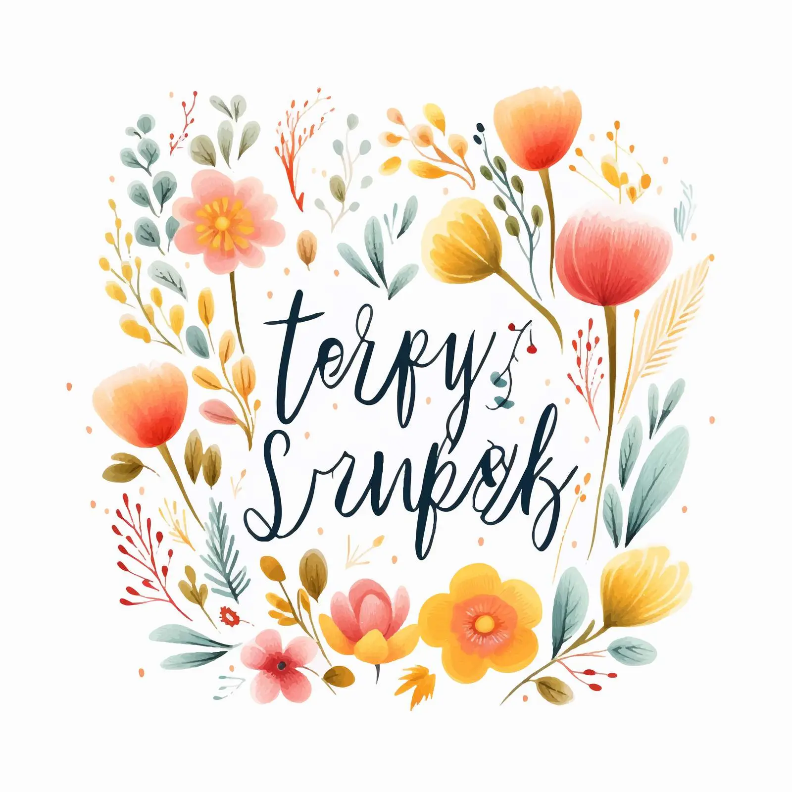 Handwritten Support Vector Lettering Design — free download from Dotvec