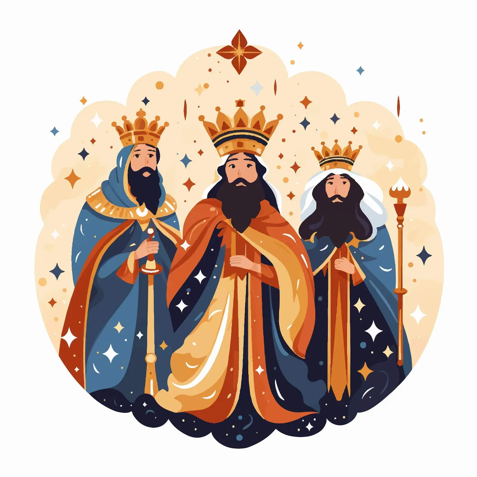 The Adoration of the Magi Artwork — free download from Dotvec