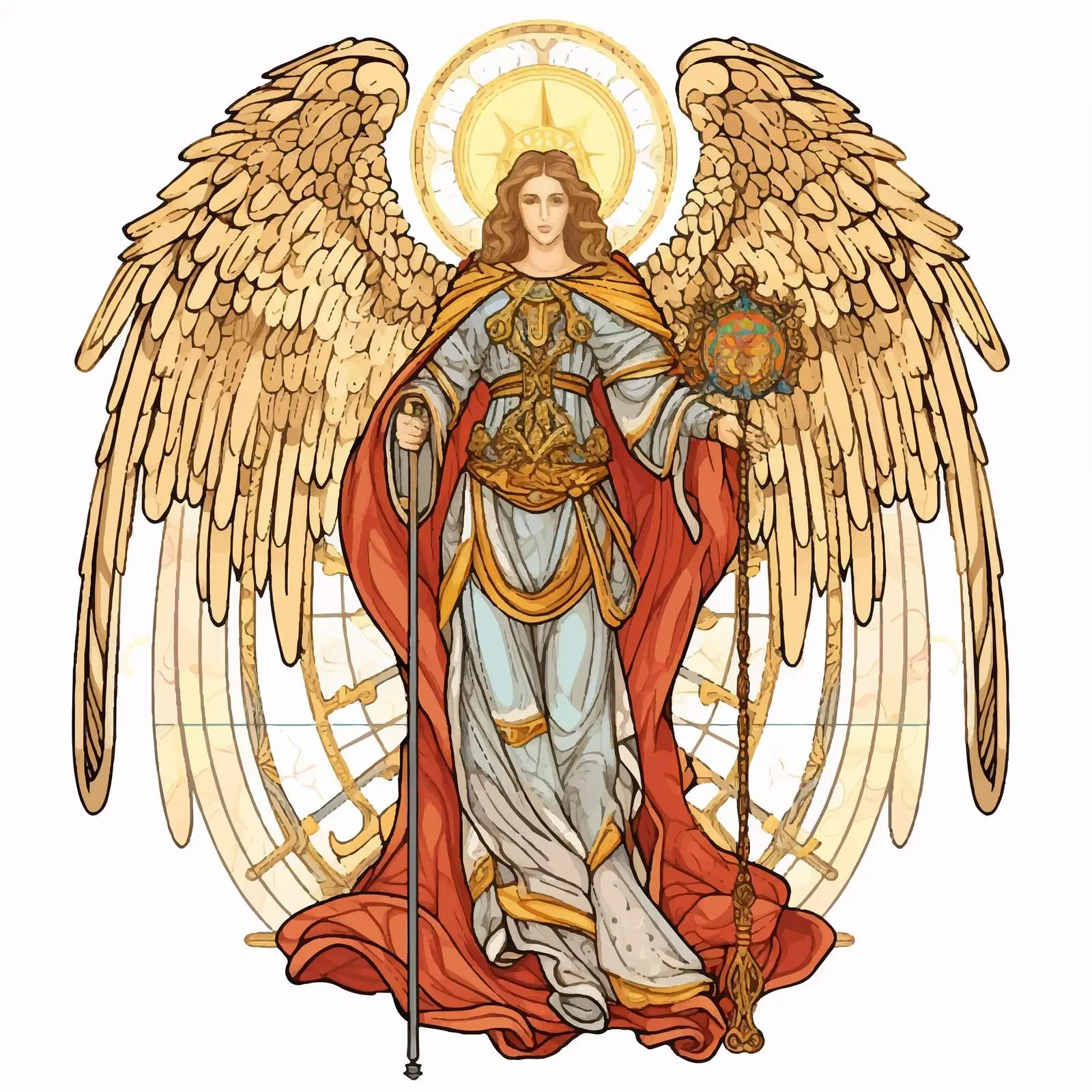 Archangel Gabriel: Heavenly Messenger and Death's Angel — free download from Dotvec