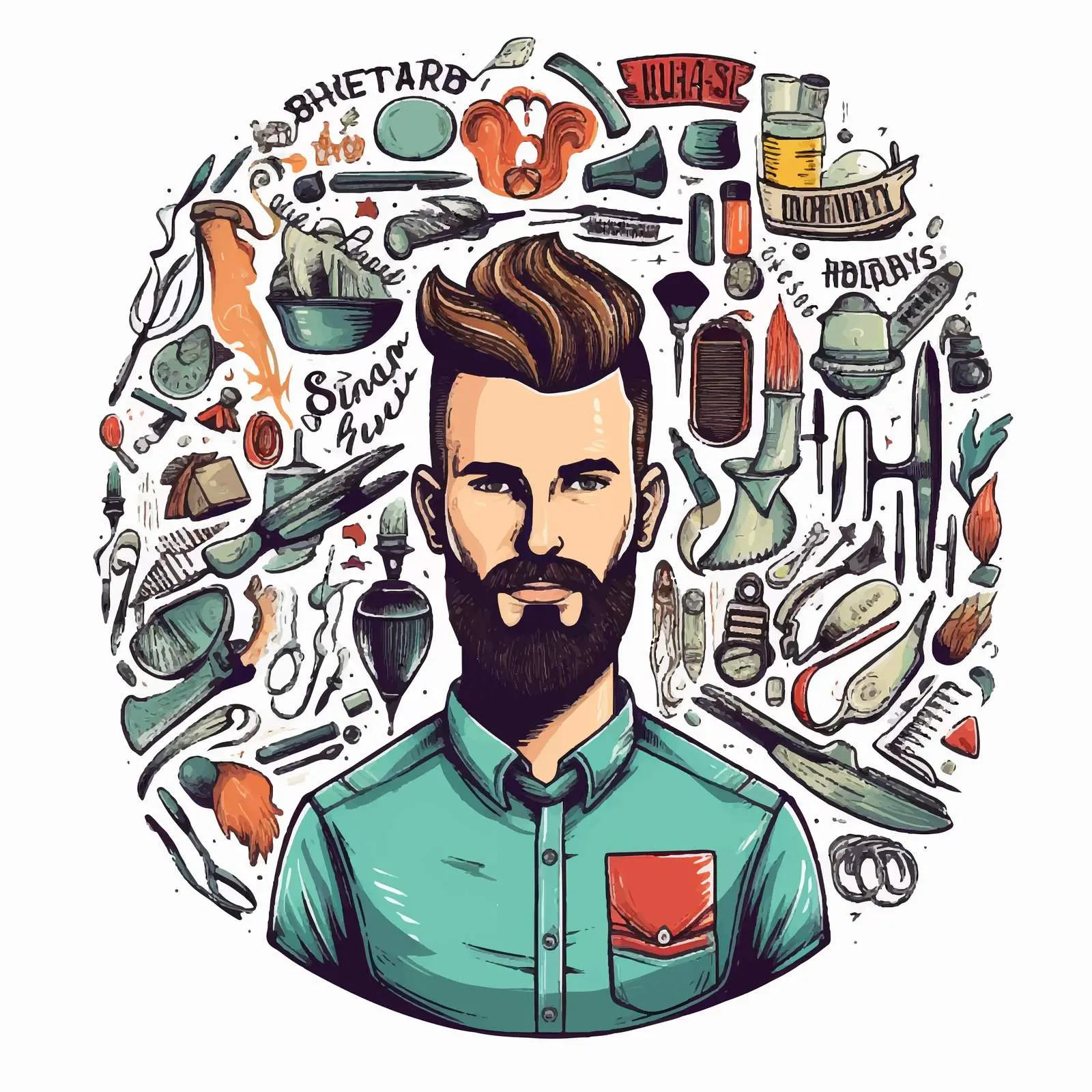 Handwritten Quotes for Men's Haircuts — free download from Dotvec