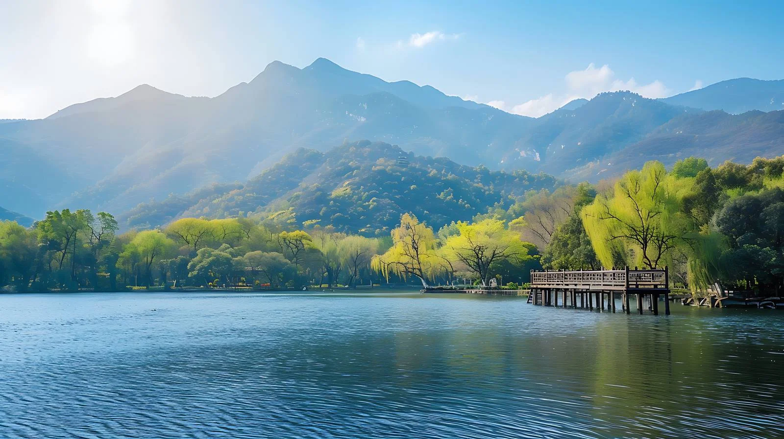 Serene Views at Bogong Island Scenic Spot — free download from Dotvec