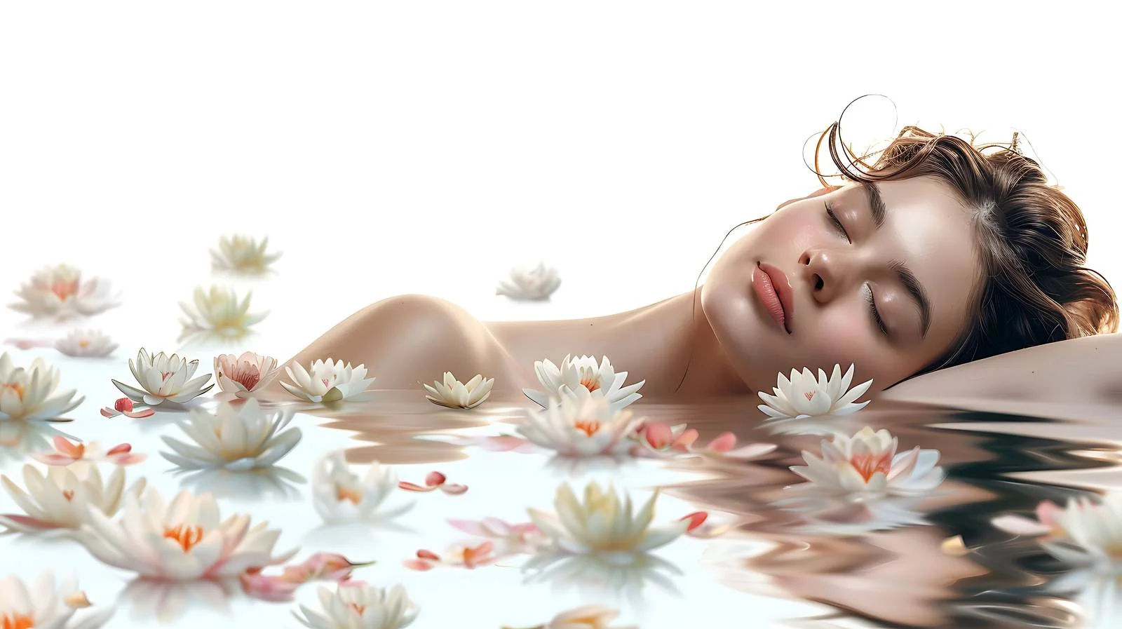 Tranquil Lake Shore Reflects Nature's Beauty — free download from Dotvec