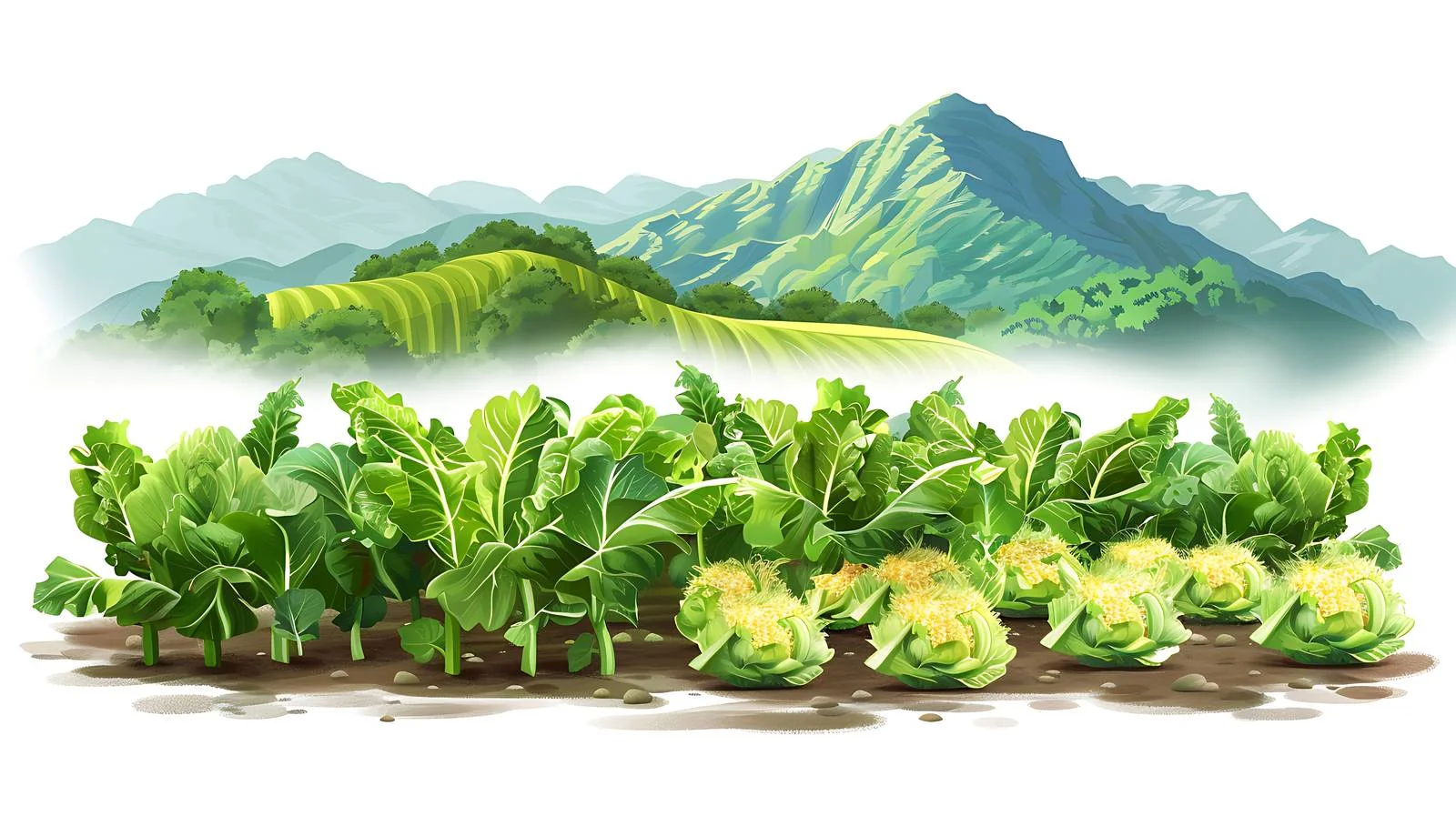 Chinese Cabbage and Corn Farming Overview — free download from Dotvec