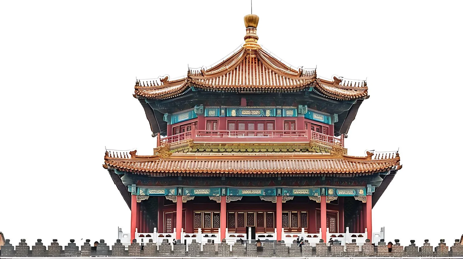 Scenic Tower View at Shenwu Gate — free download from Dotvec