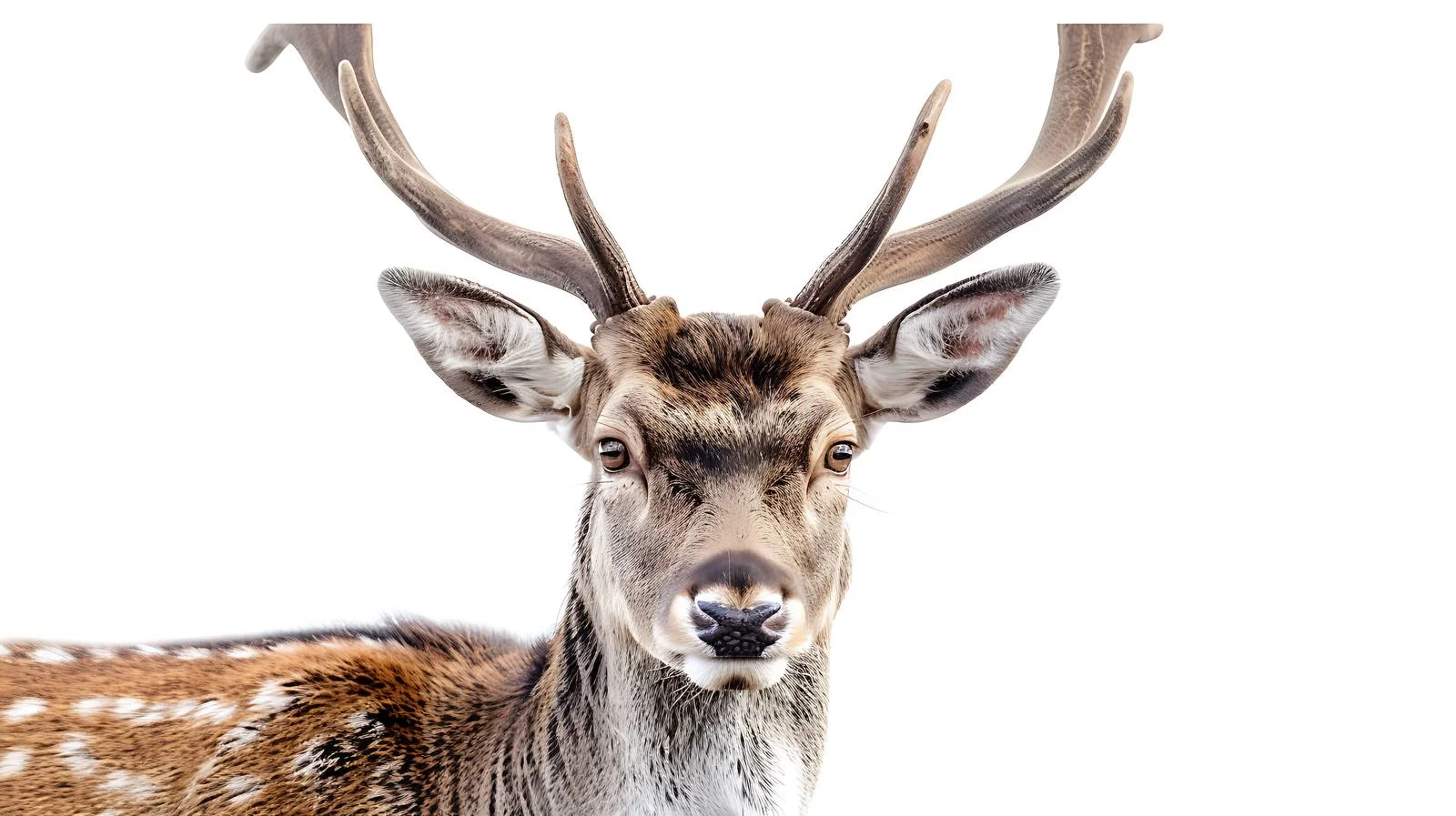Deer Isolated White Background — free download from Dotvec