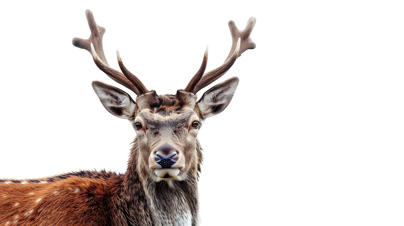 Deer Isolated White Background — free download from Dotvec