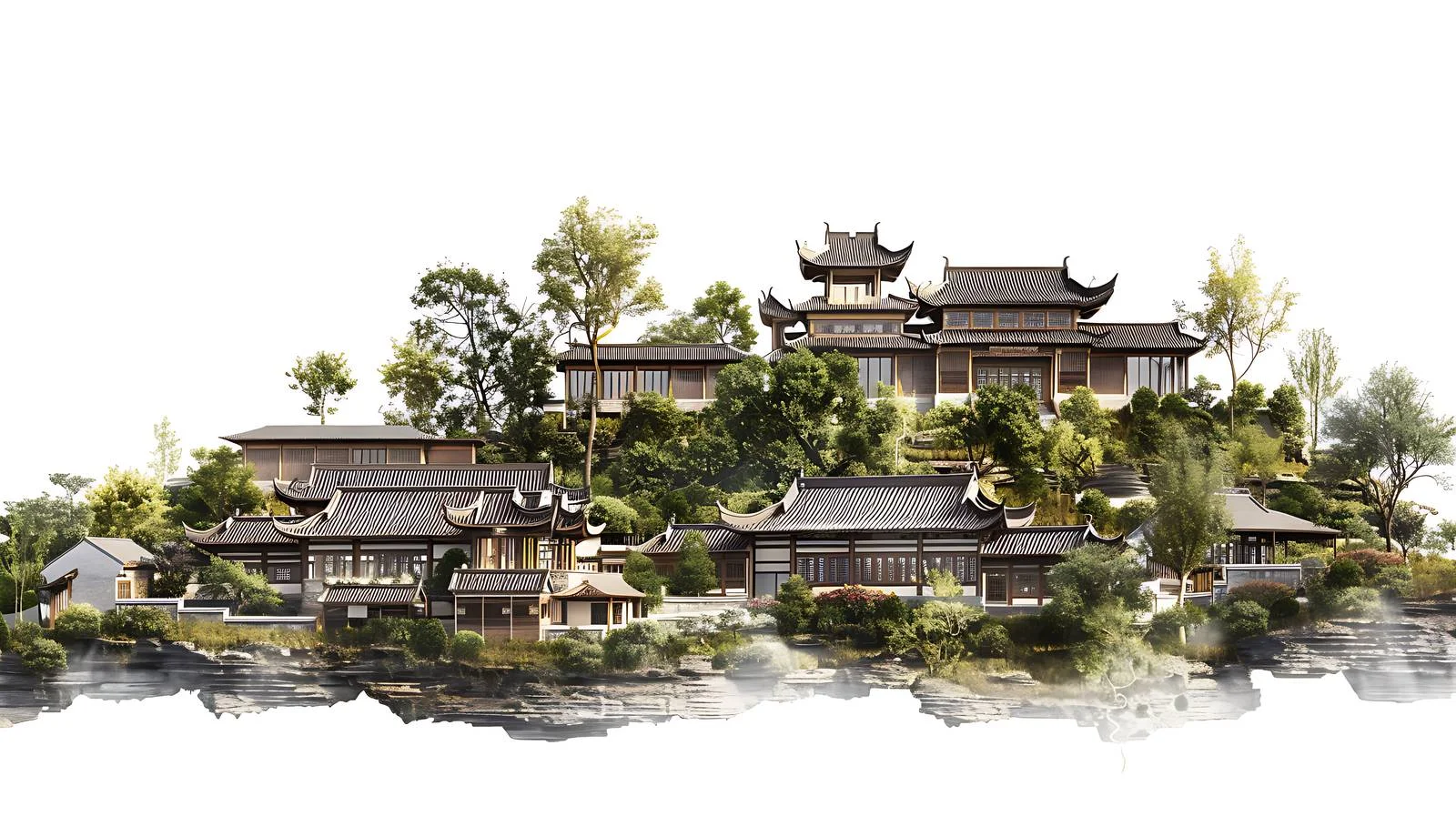 Sanjian Dong Ethnic Architectural Complex — free download from Dotvec
