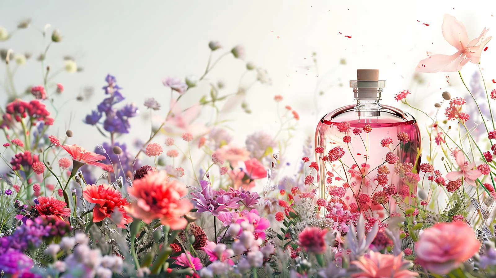 Ethereal Sea of Fragrance on White — free download from Dotvec