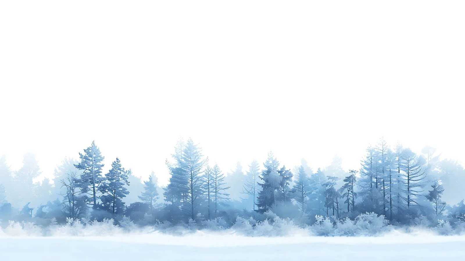 Tranquil Winter Forest Edge in Sunlight — free download from Dotvec