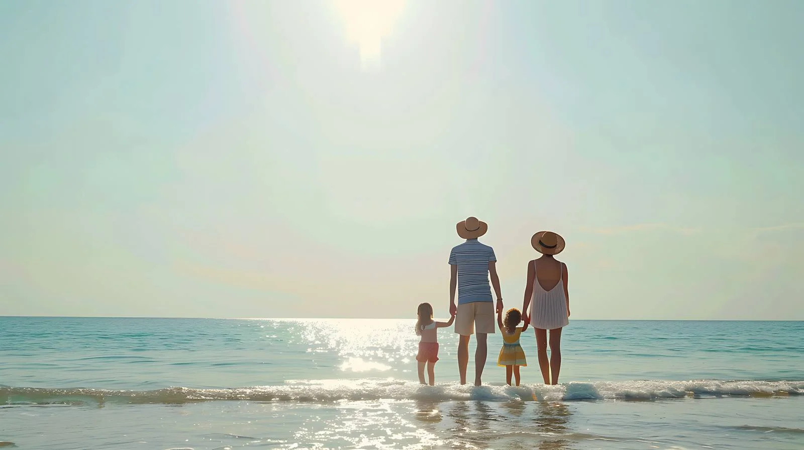 Family Holiday at Seaside — free download from Dotvec