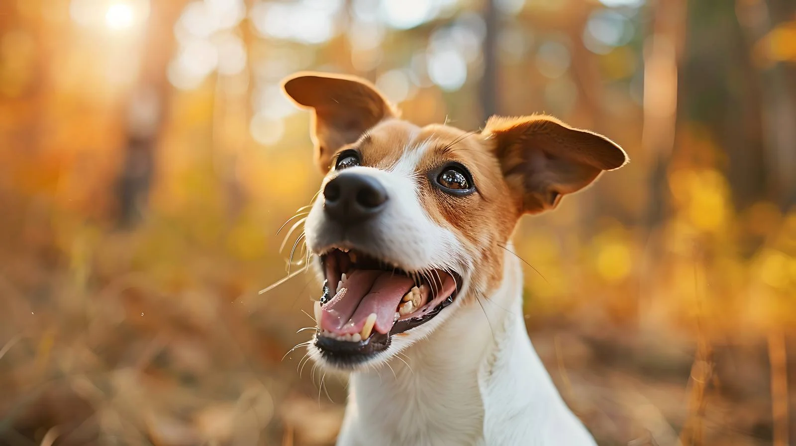 Excited Dog Listening to Birds — free download from Dotvec