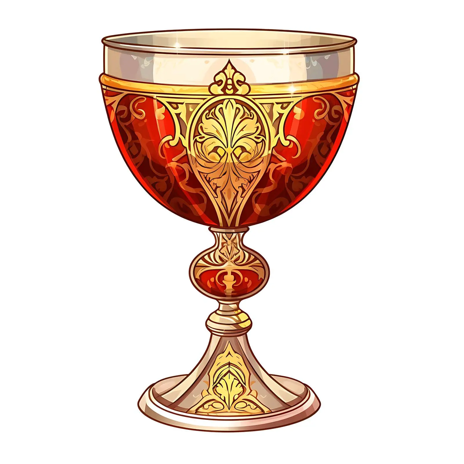 Holy Chalice: Elegant Religious Footed Goblet – free church image from Dotvec