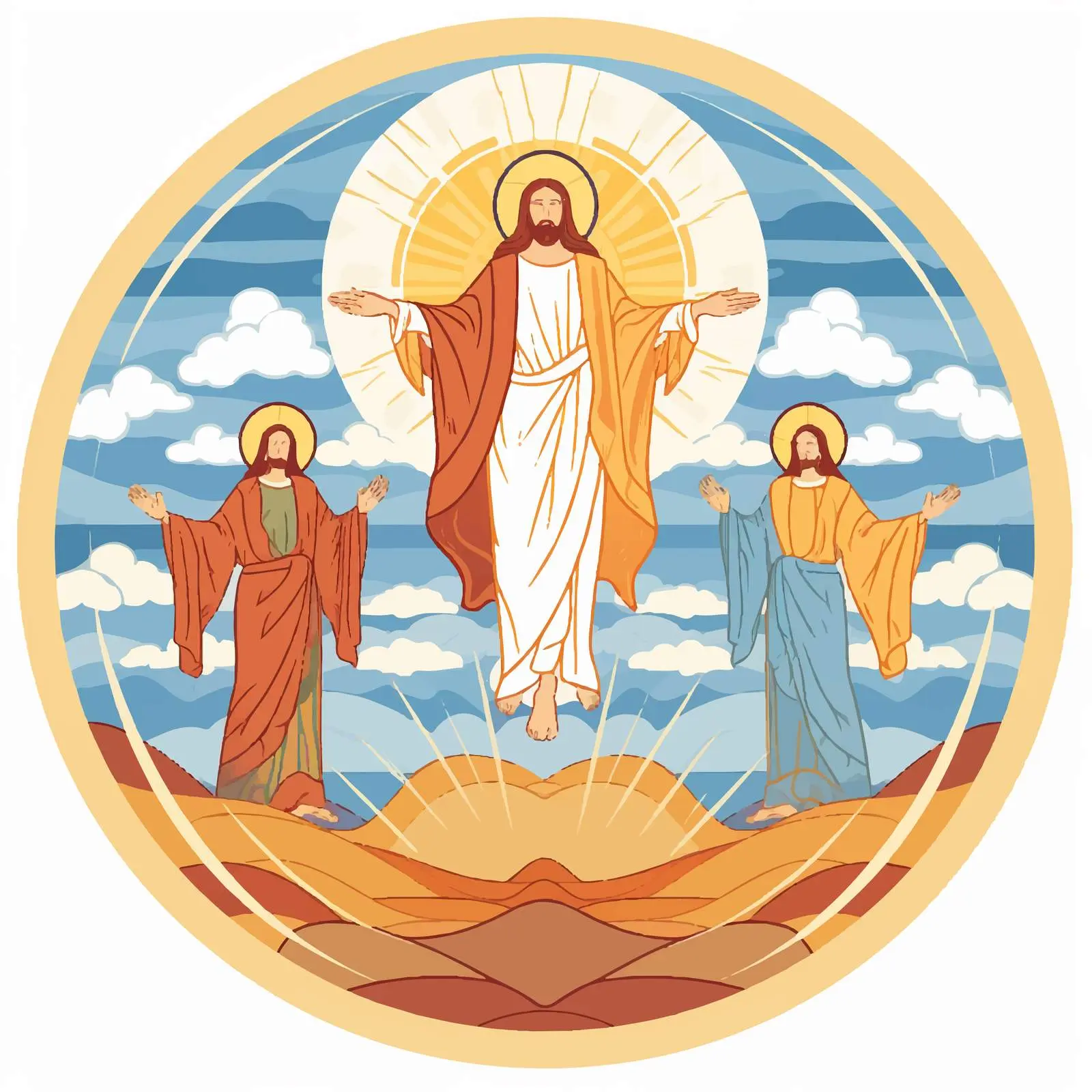 Holy Transfiguration of Jesus Christ — free download from Dotvec