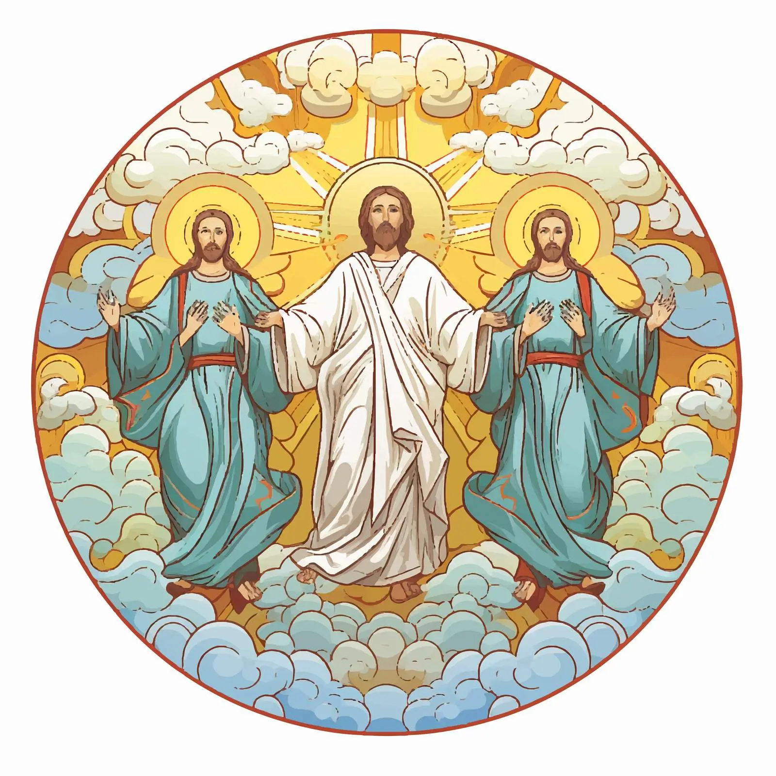 Holy Transfiguration of Jesus Christ Vector — free download from Dotvec