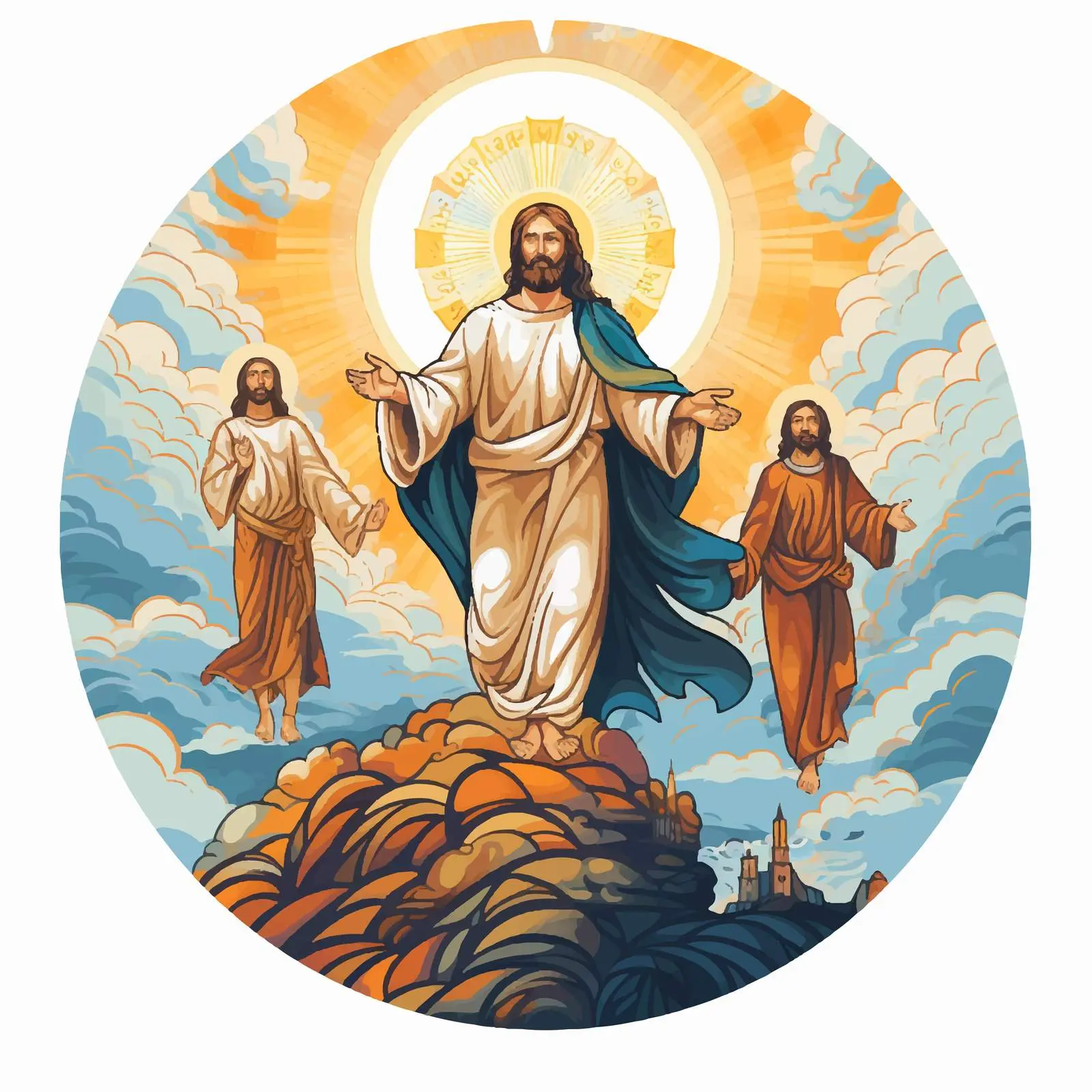 Holy Transfiguration of Jesus Christ Artwork — free download from Dotvec