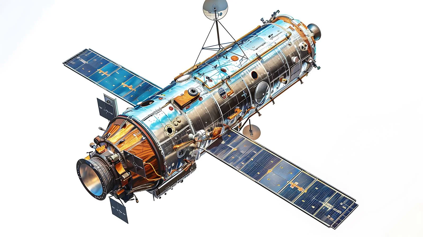 Hubble Space Telescope in Outer Space — free download from Dotvec