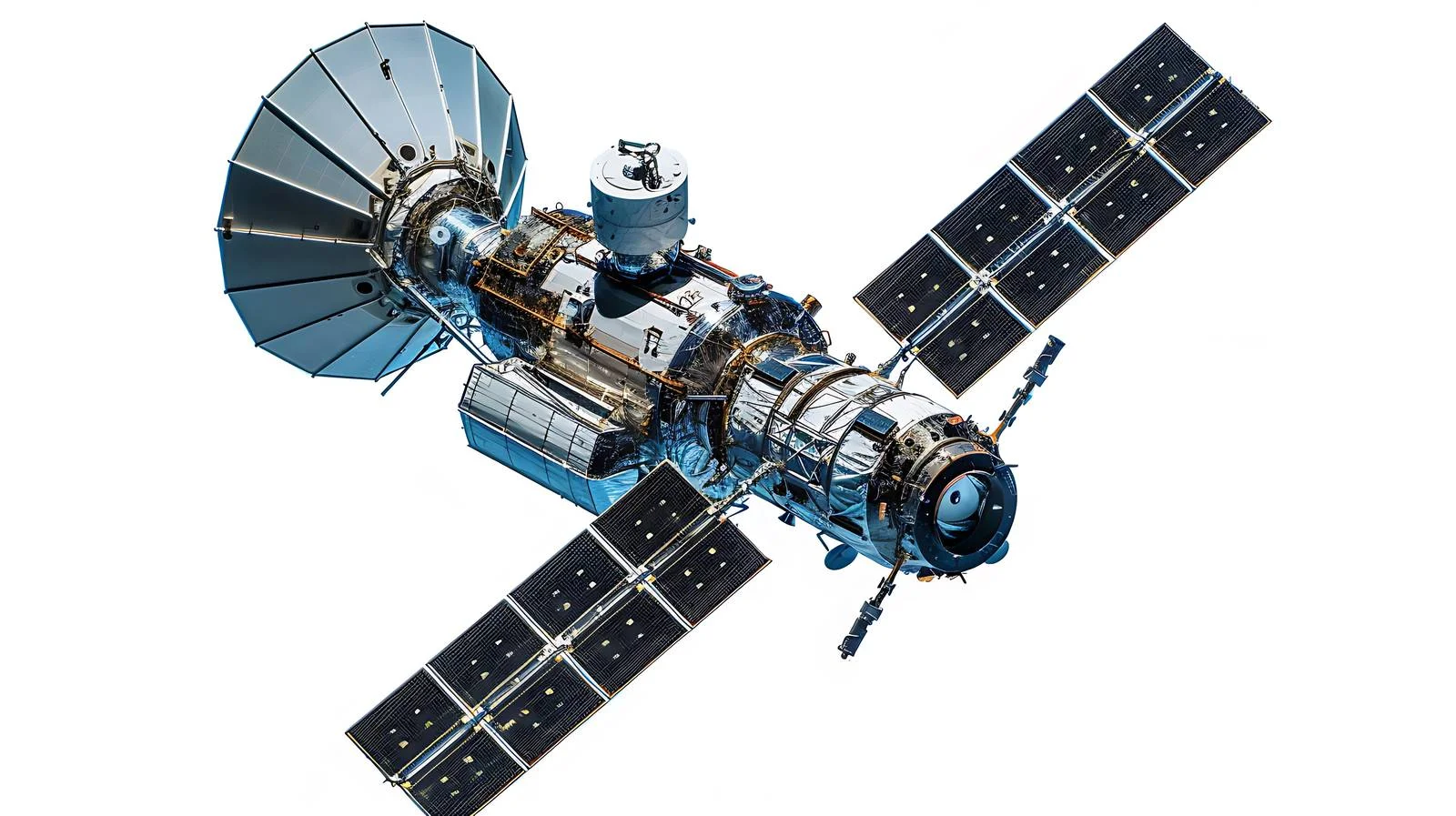 Hubble Space Telescope in Outer Space — free download from Dotvec