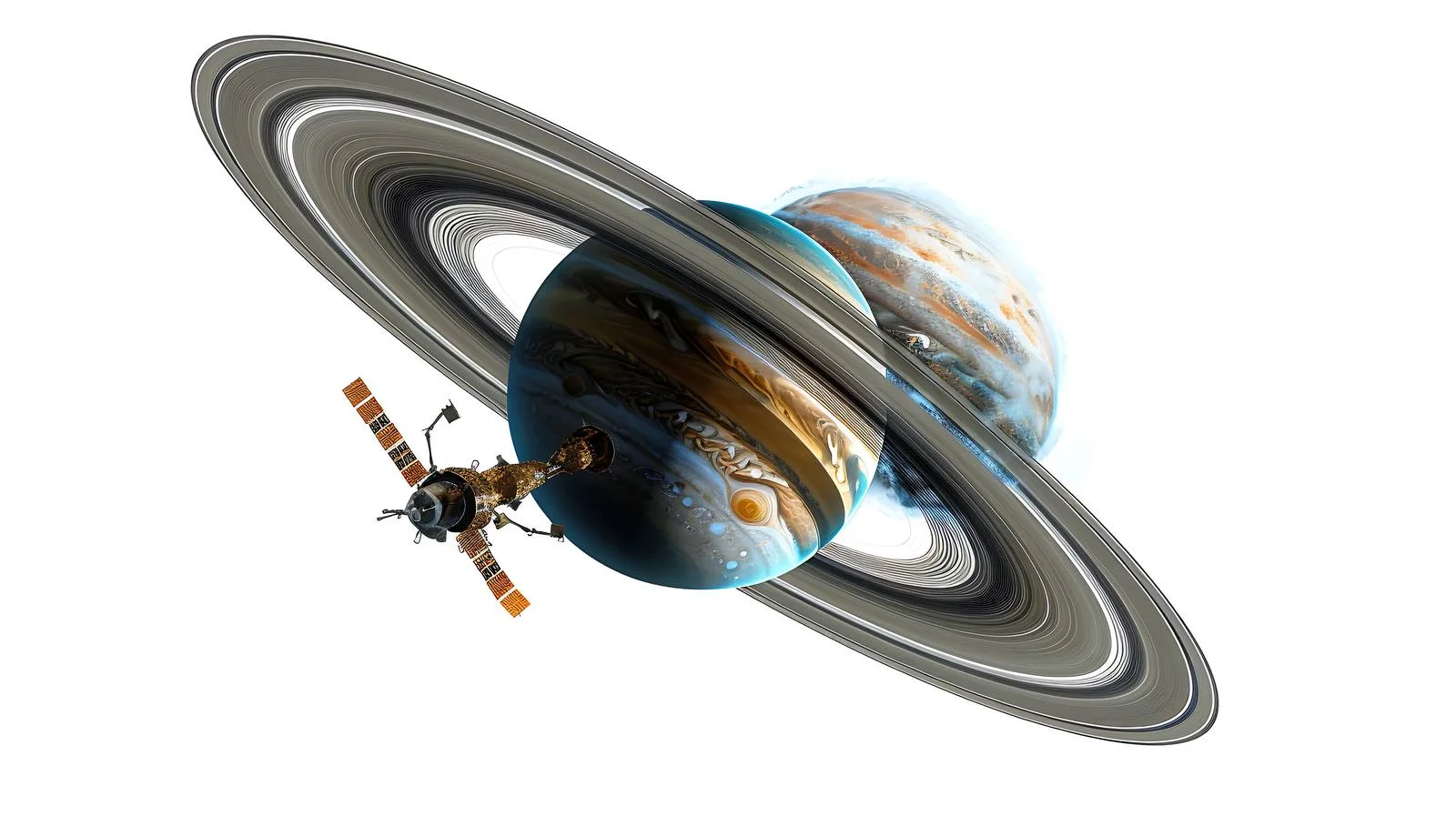 Hubble Telescope Observing Saturn — free download from Dotvec