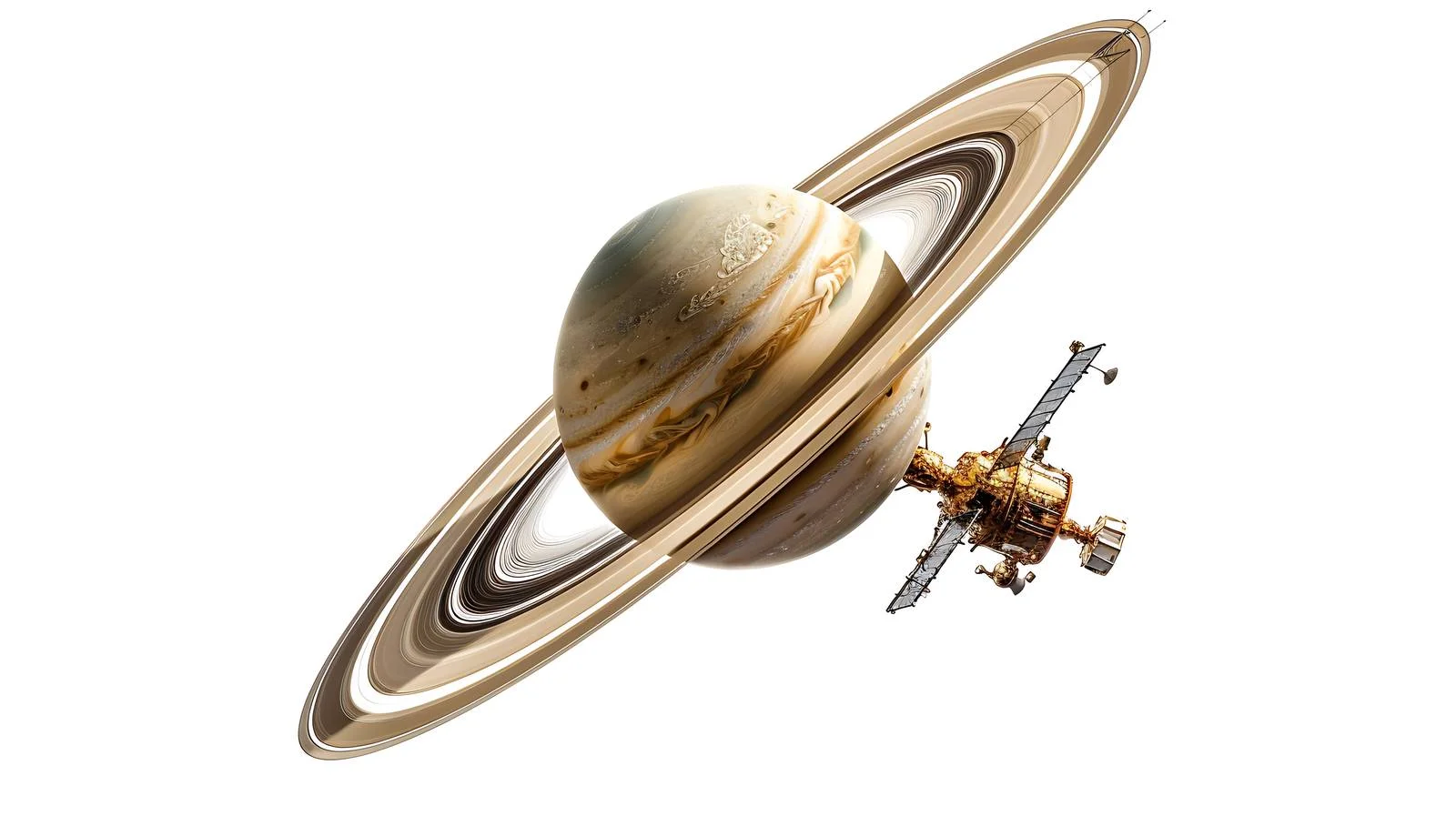 Hubble Telescope Near Saturn Image — free download from Dotvec