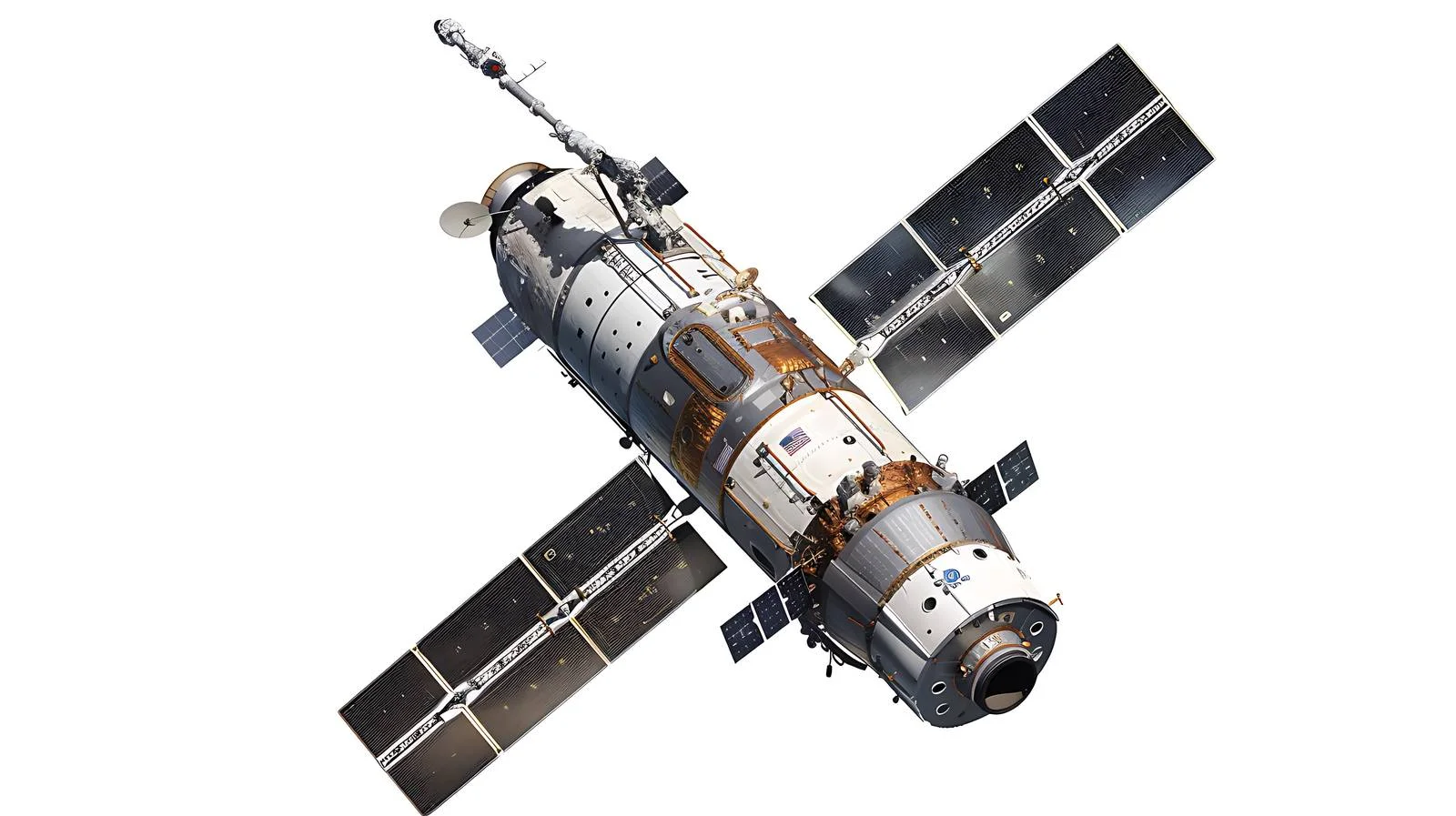 Hubble Space Telescope Earth Orbit — free download from Dotvec