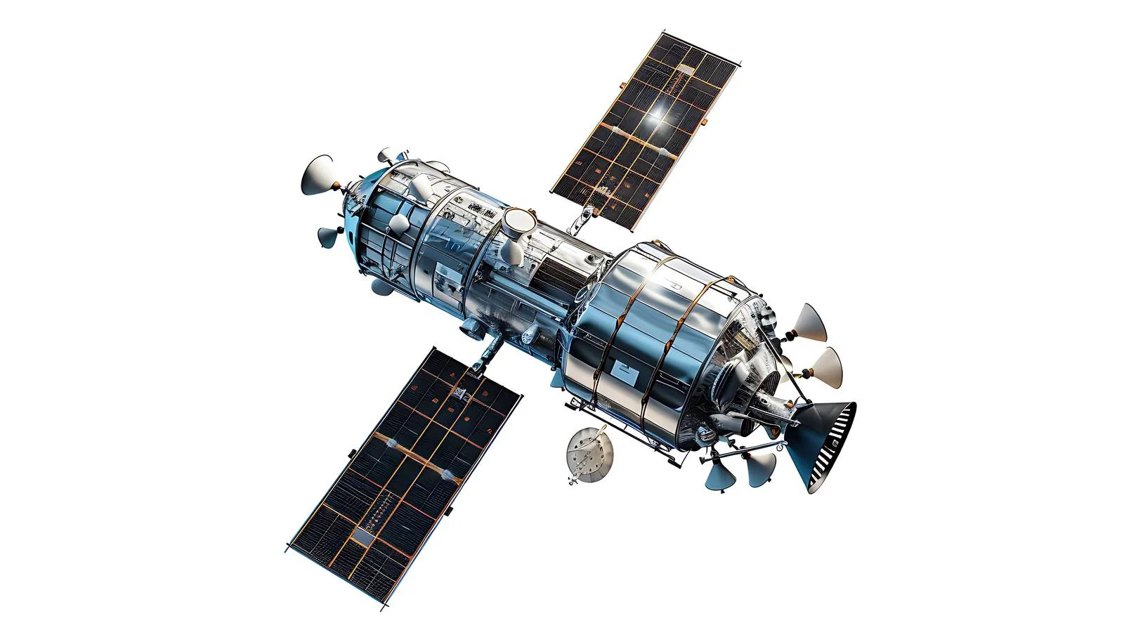 Hubble Telescope Earth Orbit Image — free download from Dotvec