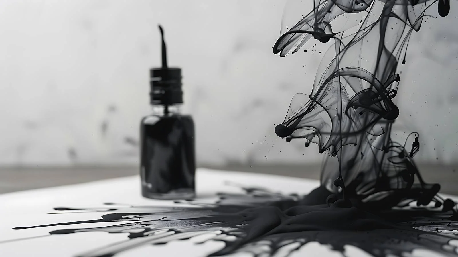 Ink on Paper on White Background — free download from Dotvec