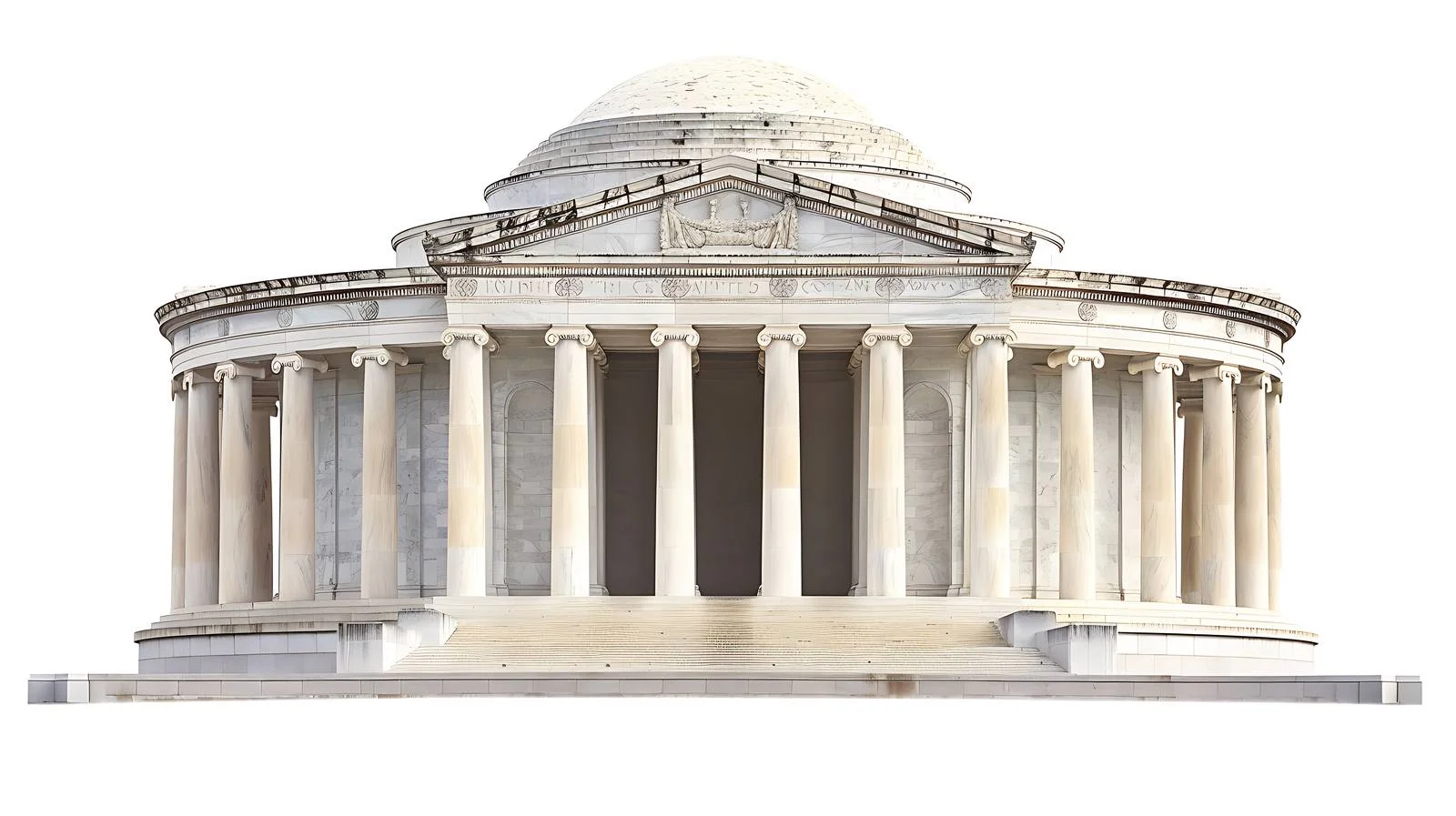 Elegant Jefferson Memorial in Washington DC — free download from Dotvec